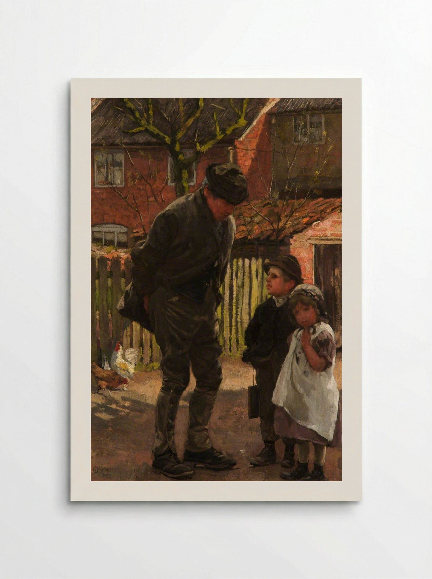 Grandad, She Does Not Want to Go to School - James Charles - Poster