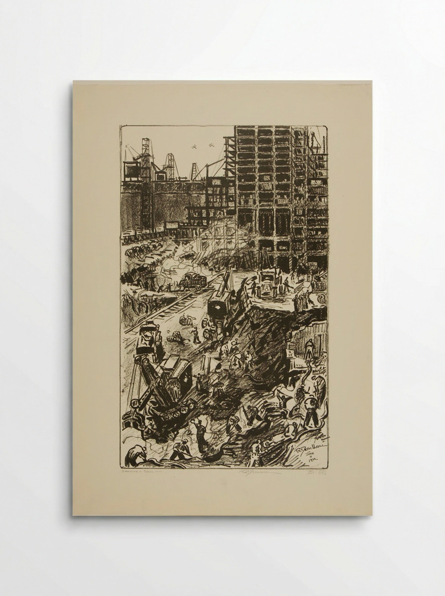Granite and Steel - Frederick K. Detwiller - Poster