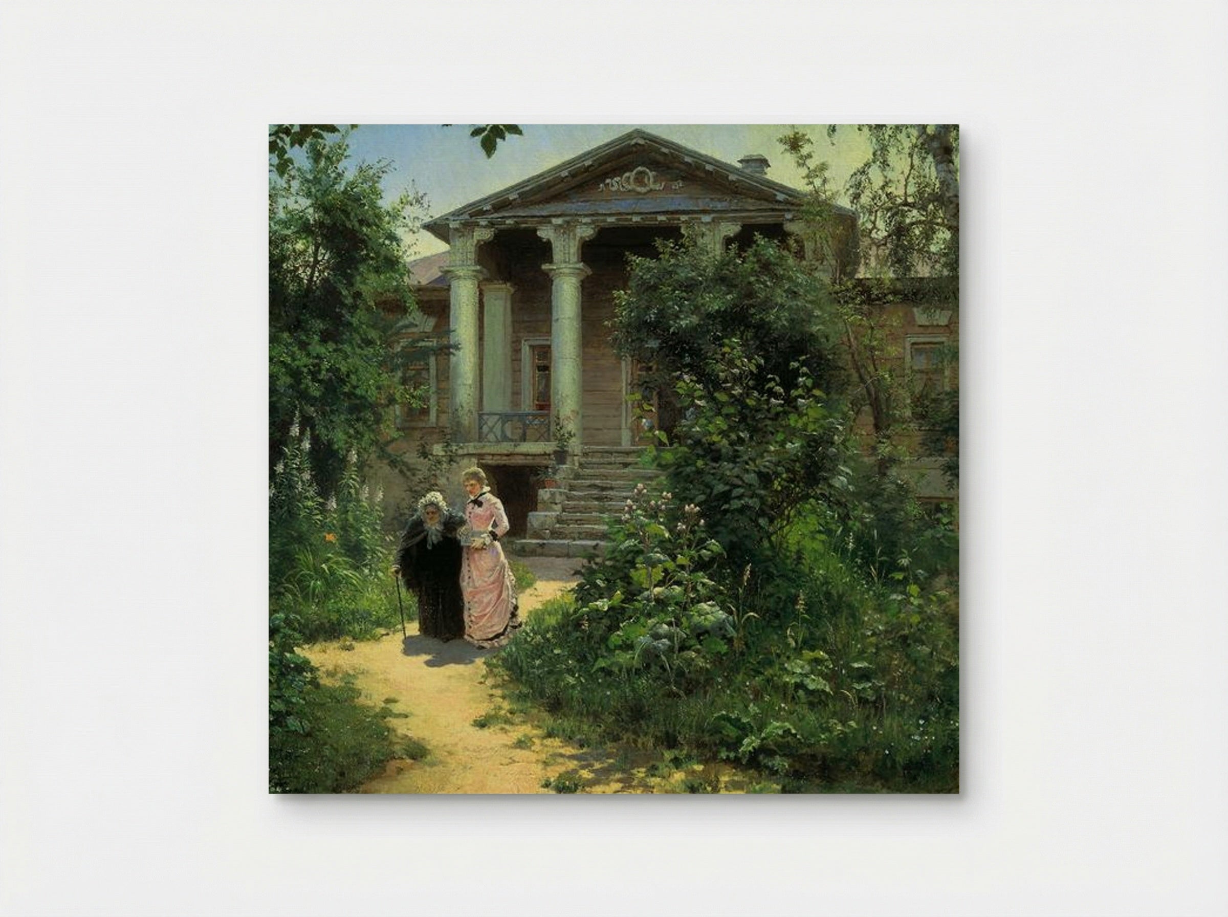 Granny's Orchard - Vasily Polenov - Poster