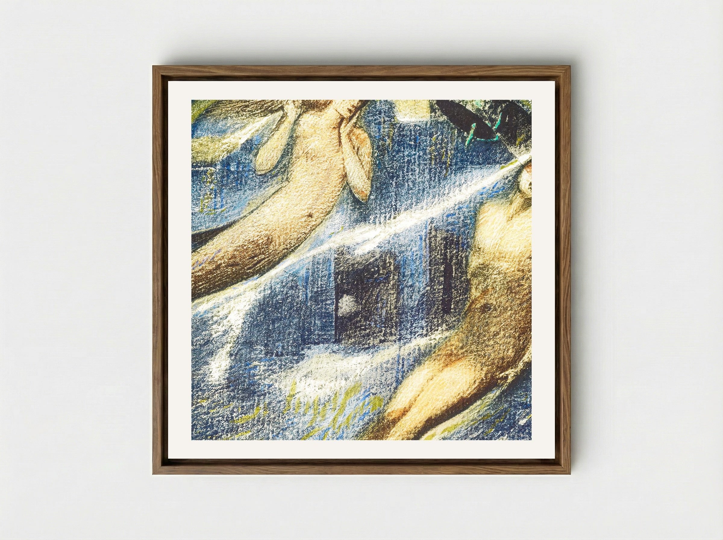 Grave of the Sea, from The Flower Book - Edward Burne-Jones - Framed Canvas Wood