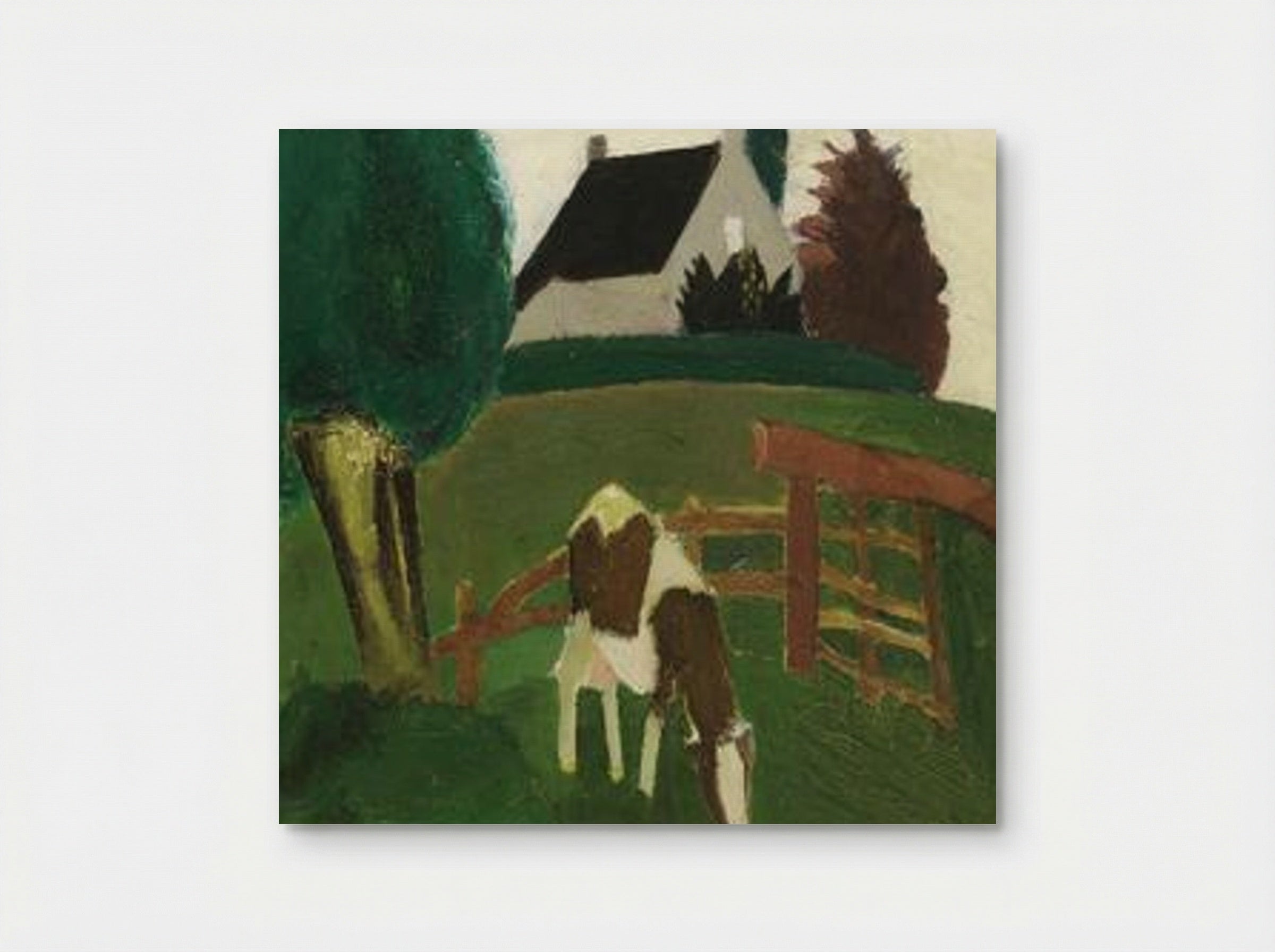 Grazing Cow - Gustave de Smet - Poster