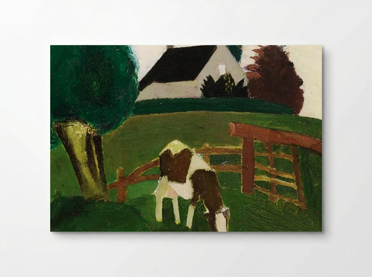 Grazing Cow - Gustave de Smet - Poster