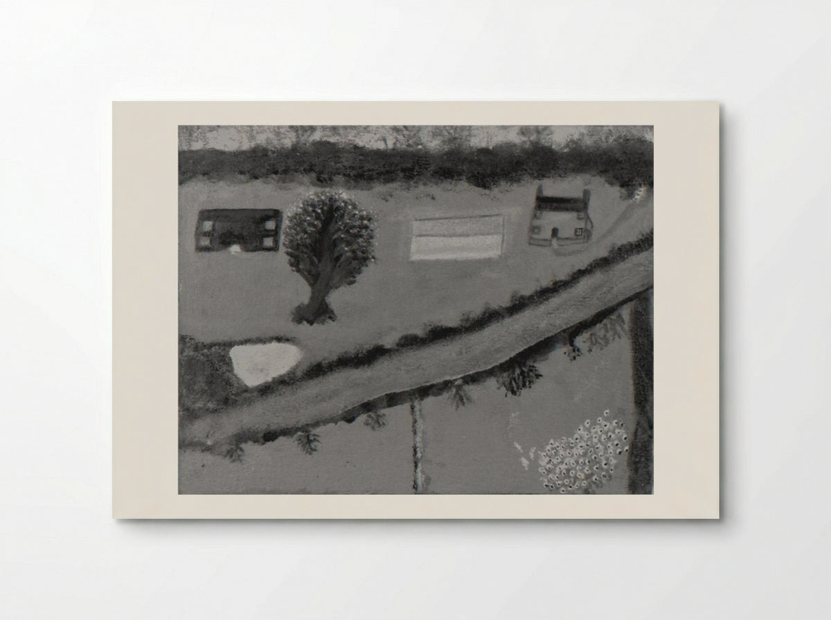 Green Landscape with Houses and Road - Alfred Wallis - Poster