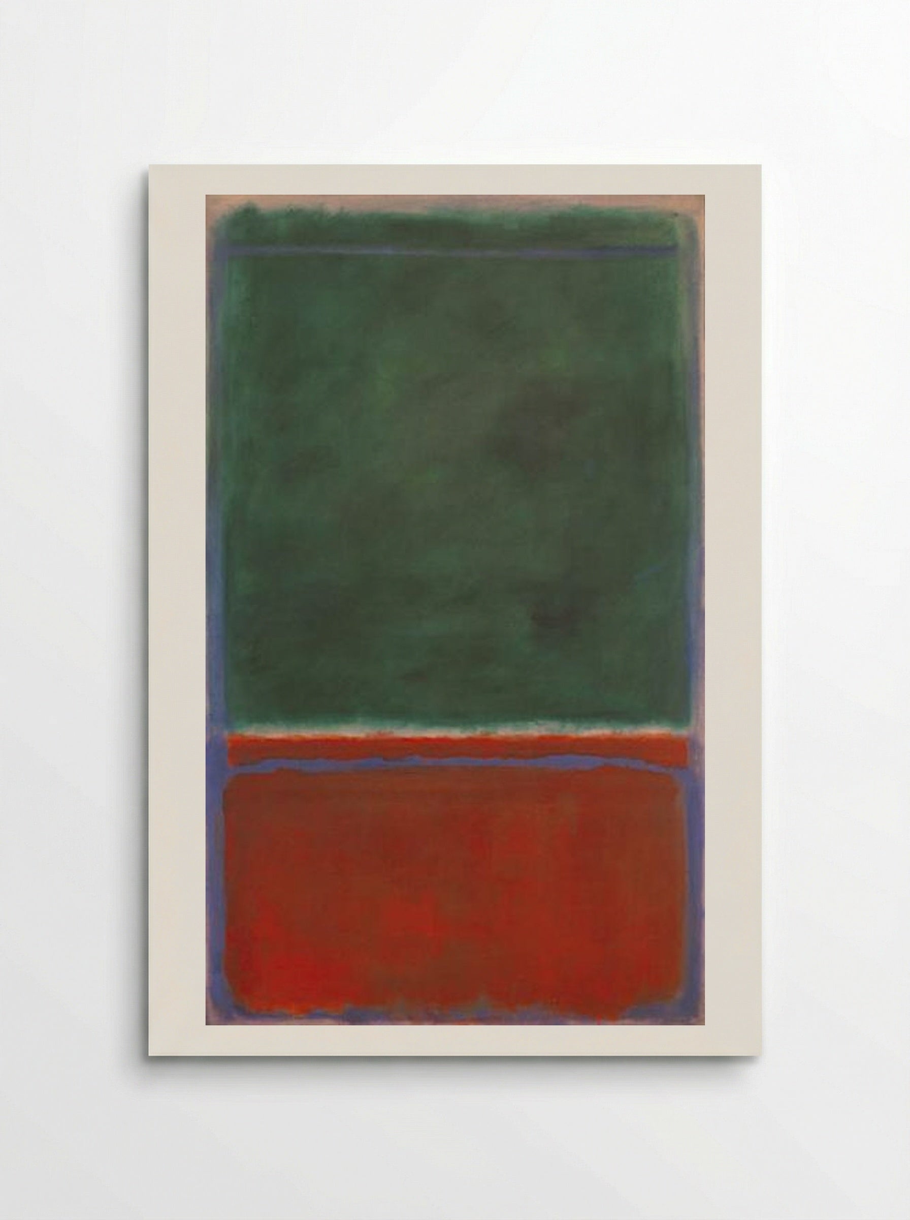 Green and Maroon - Mark Rothko - Poster