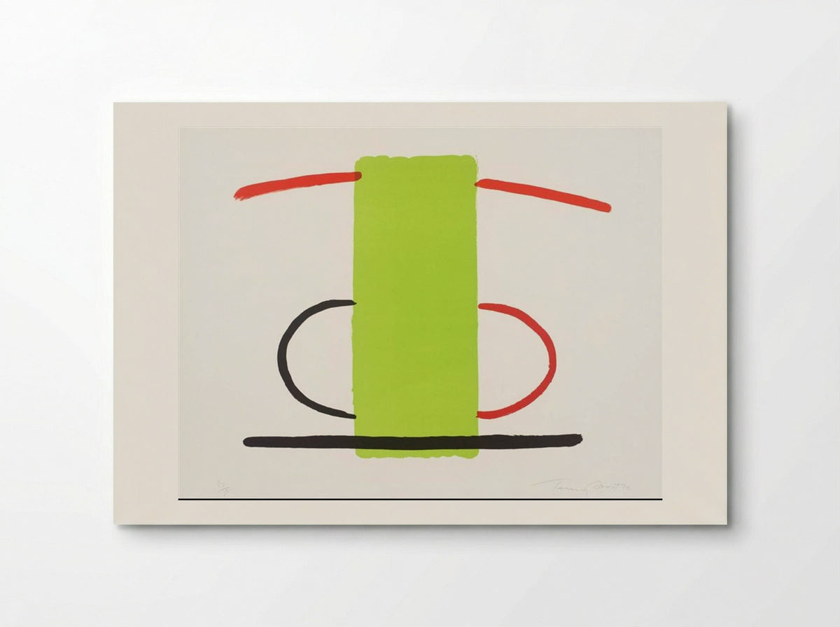 Green and Orange - Terry Frost - Poster