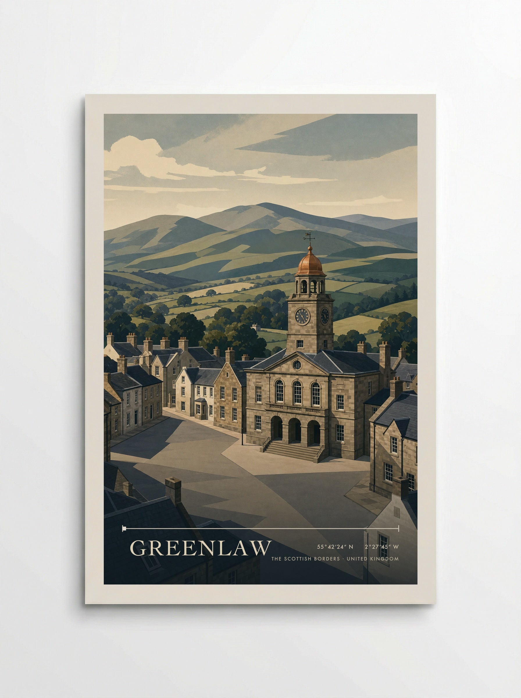 Greenlaw The Scottish Borders United Kingdom Travel Poster - Poster