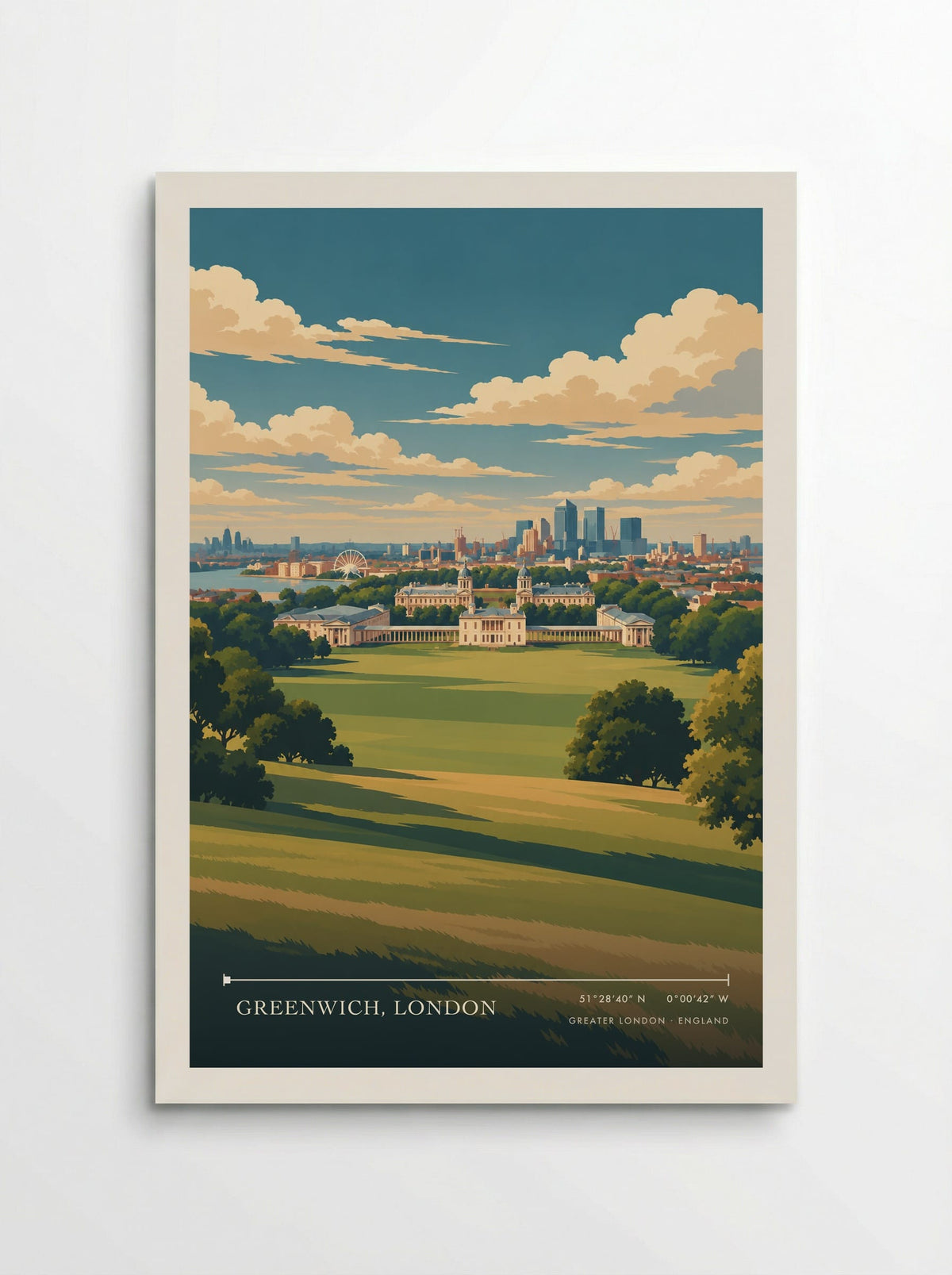 Greenwich, London, Greater London | Travel Poster - Poster