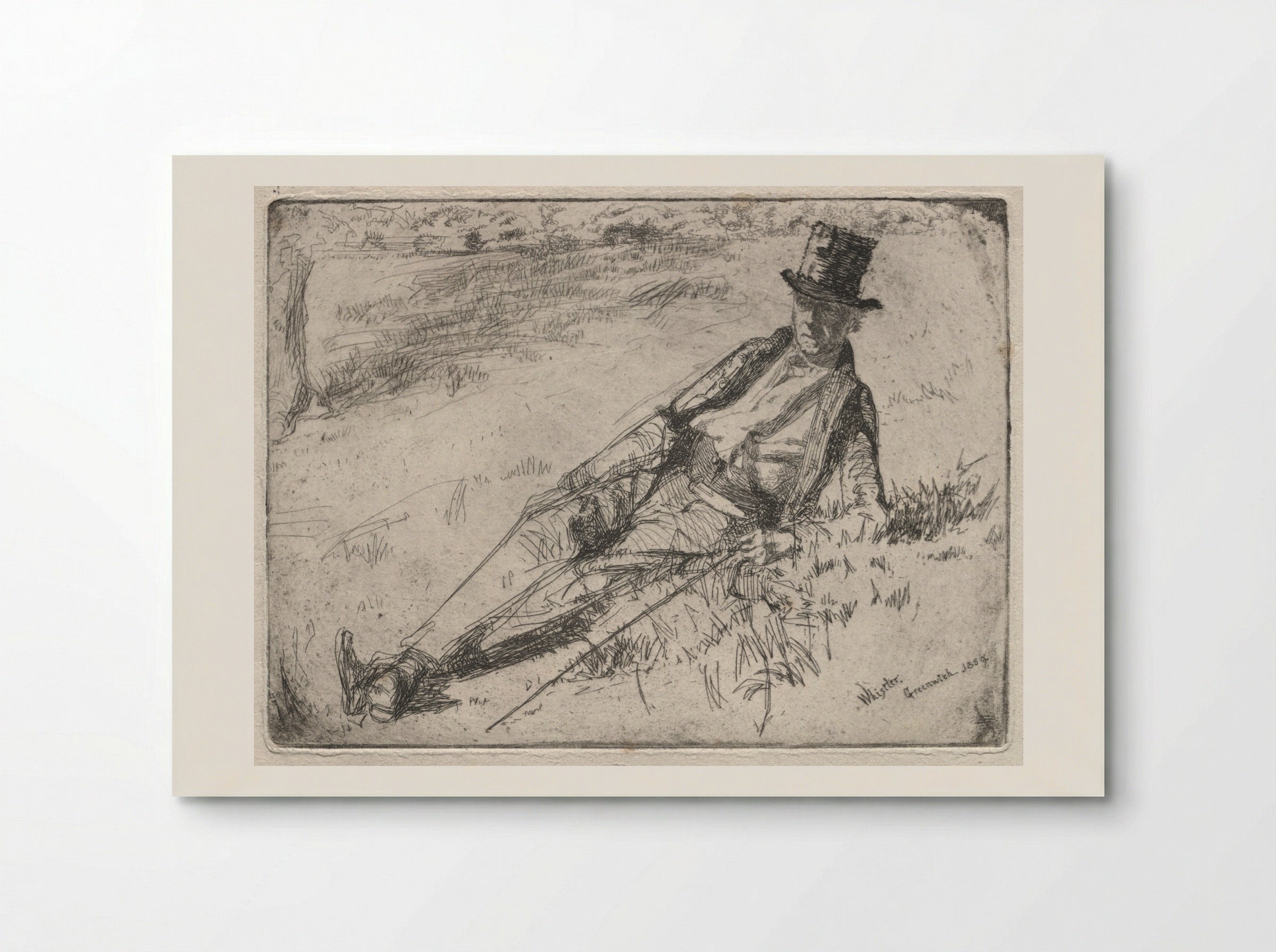 Greenwich Pensioner - James McNeill Whistler - Poster