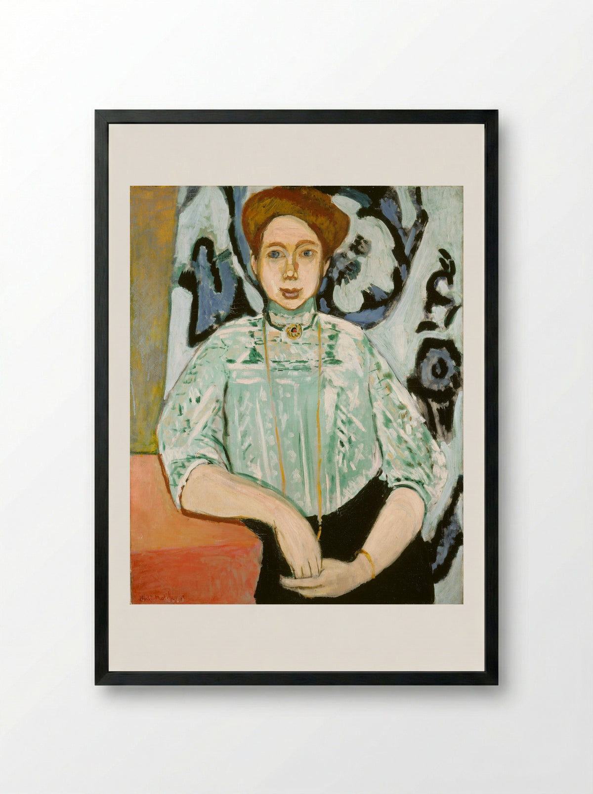 Greta Moll - Henri Matisse - Framed Print Black
