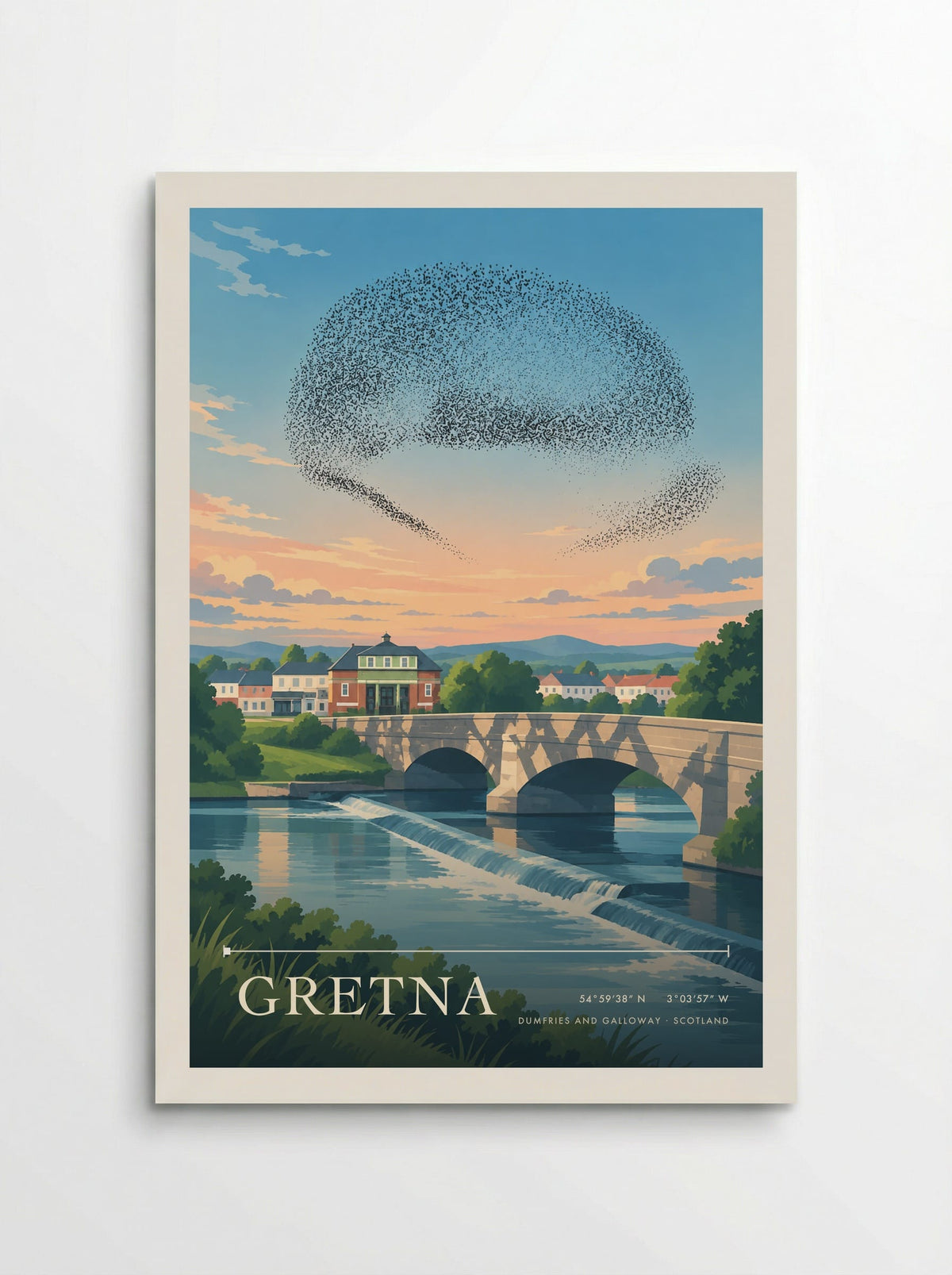 Gretna, Dumfries and Galloway | Travel Poster - Poster