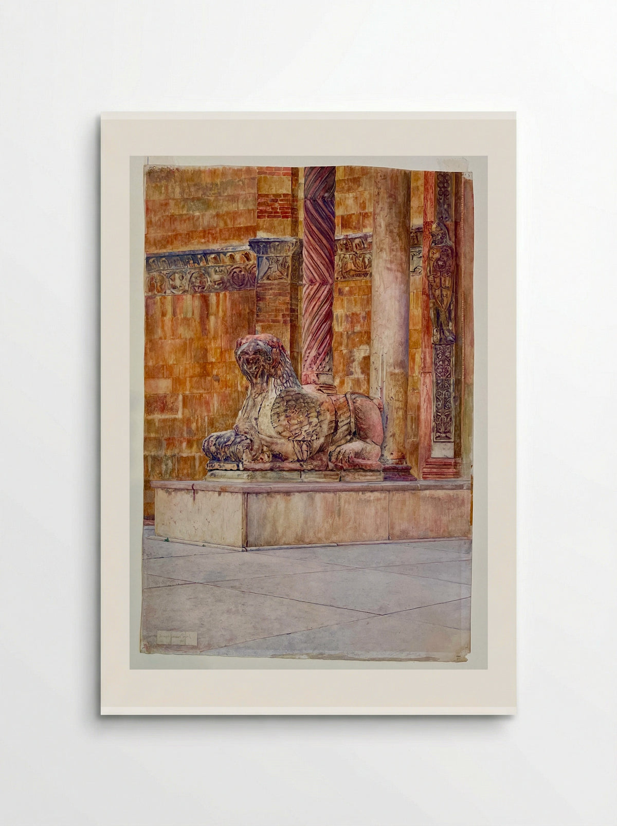 Griffin, Duomo, Verona, Italy - Joseph Lindon Smith - Poster