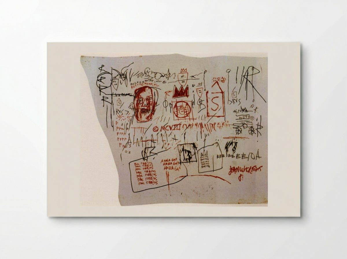 Gringo Pilot (Anola Gay) - Jean-Michel Basquiat - Poster