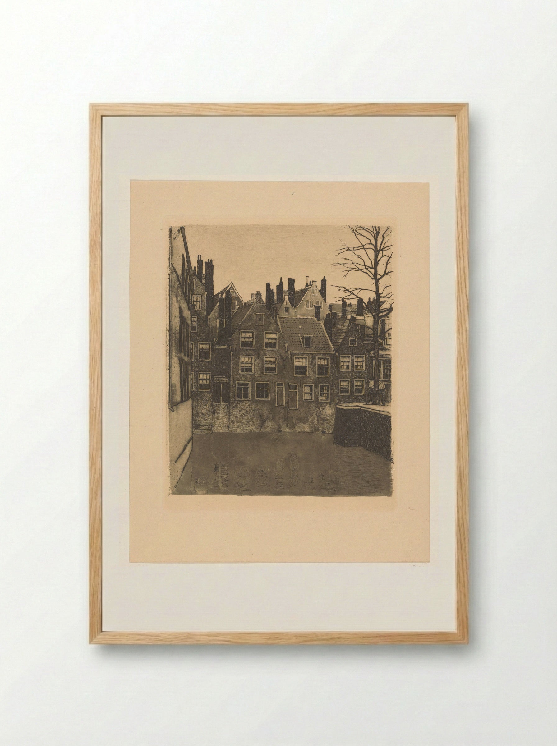 Groenendaal in Rotterdam - Willem Witsen - Framed Print Wood