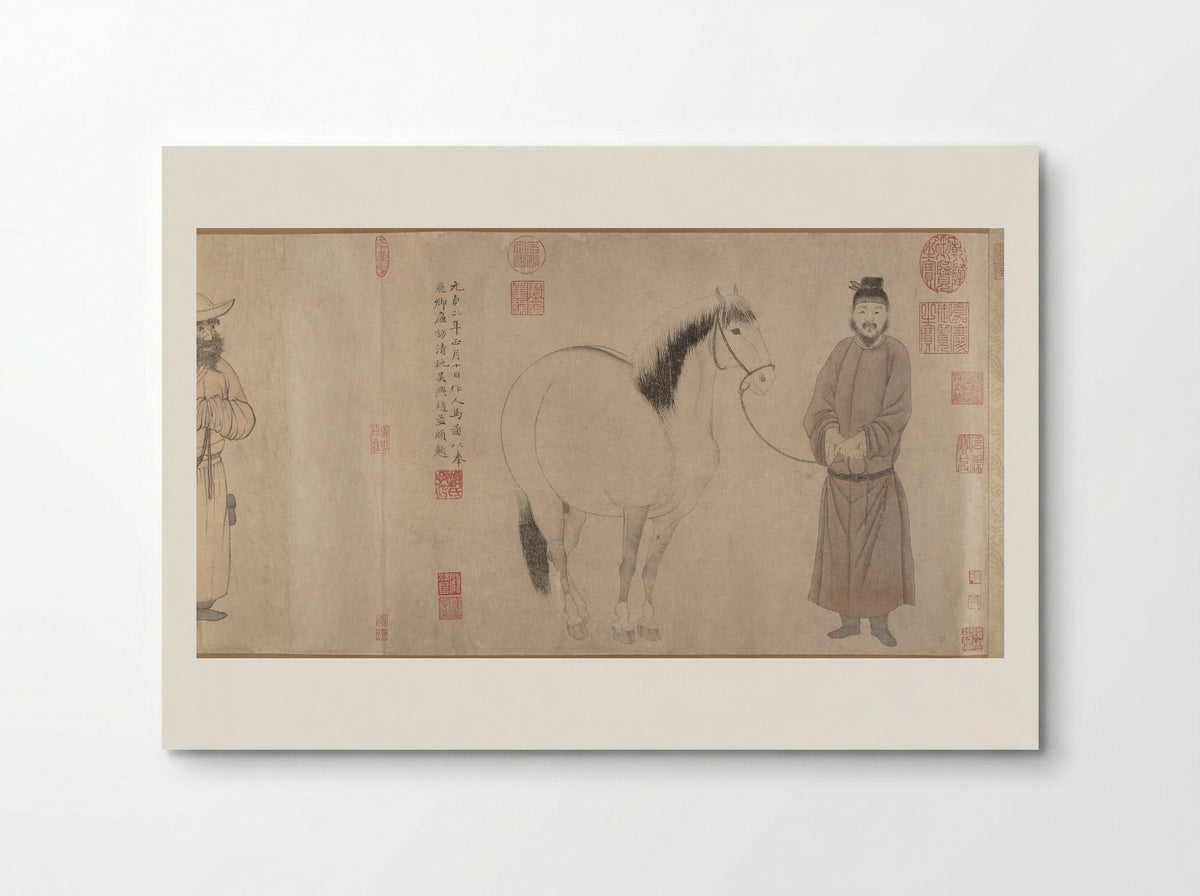Grooms and Horses - Zhao Mengfu - Poster