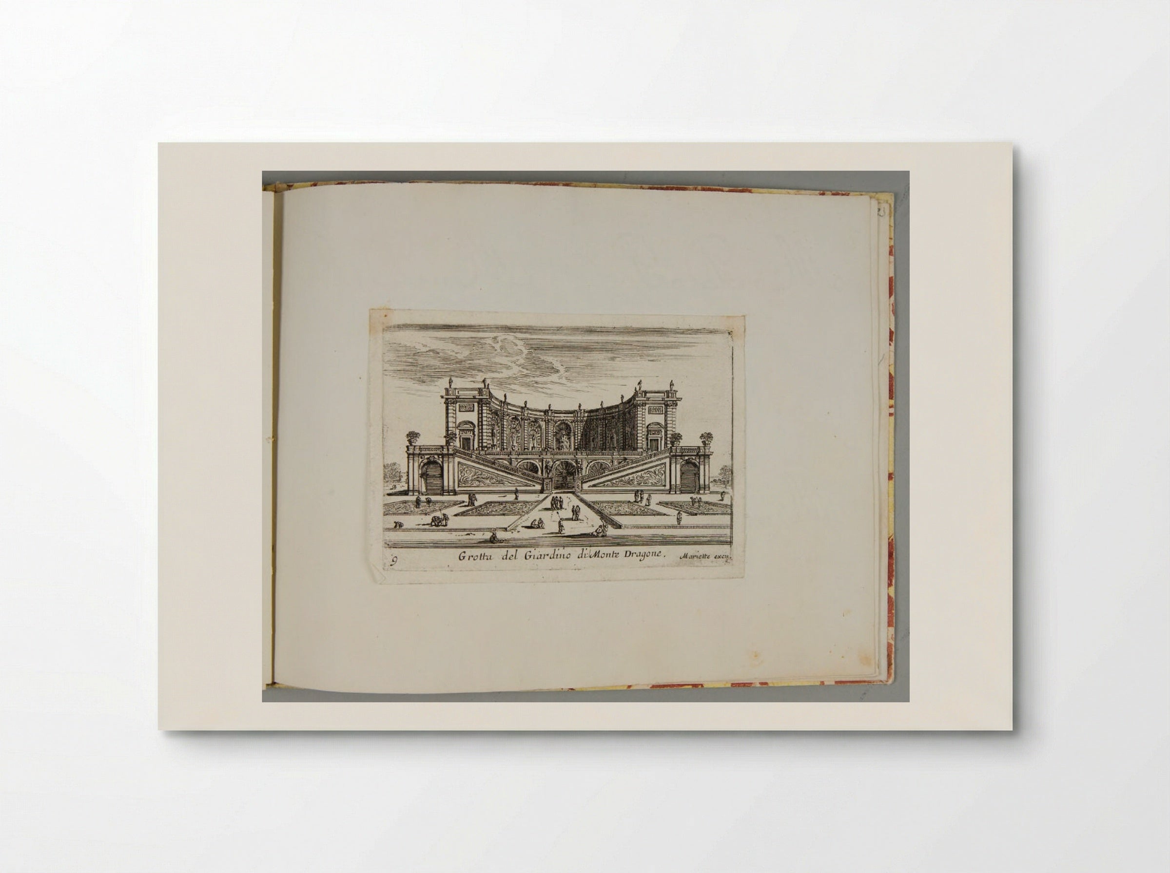Grotto of the Garden of Monte Dragone - Israël Silvestre - Poster