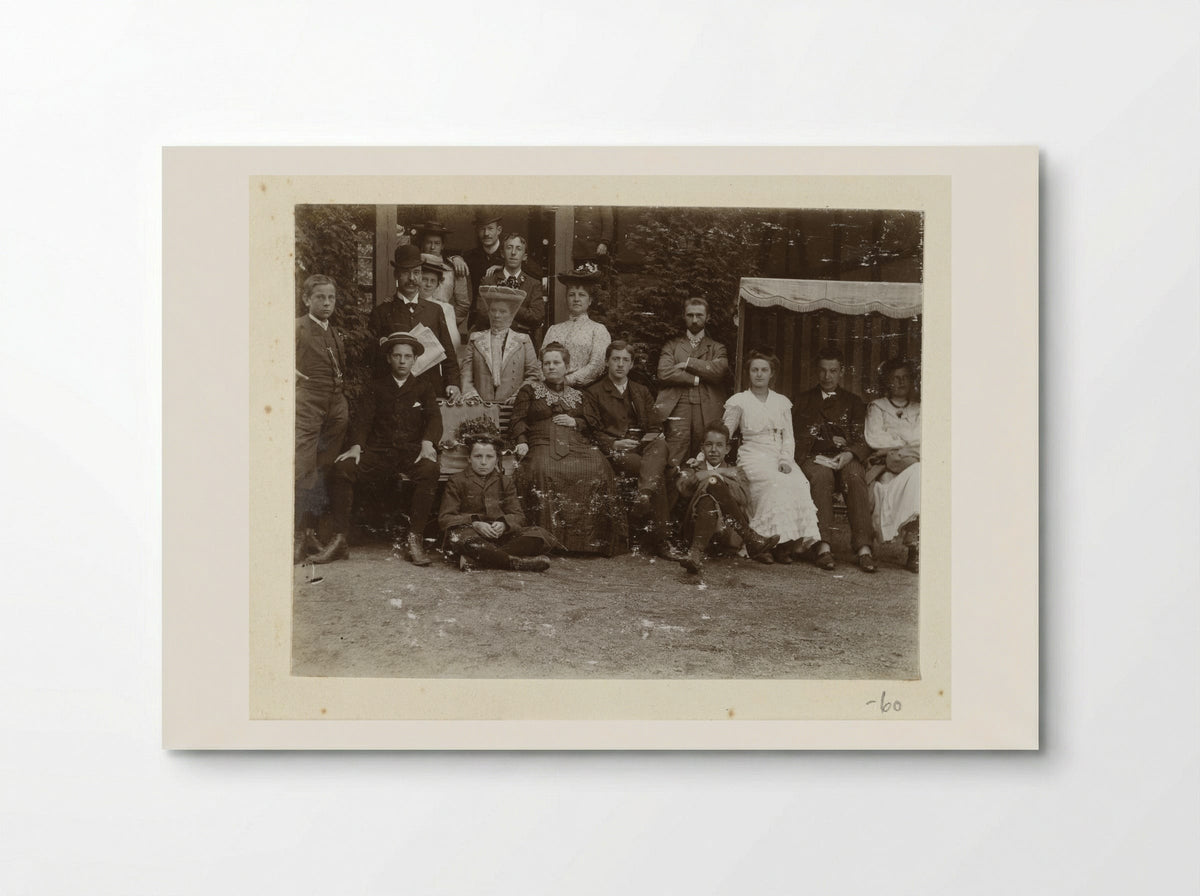 Group Portrait at the Estate (Gelderland) - Geldolph Adriaan Kessler - Poster