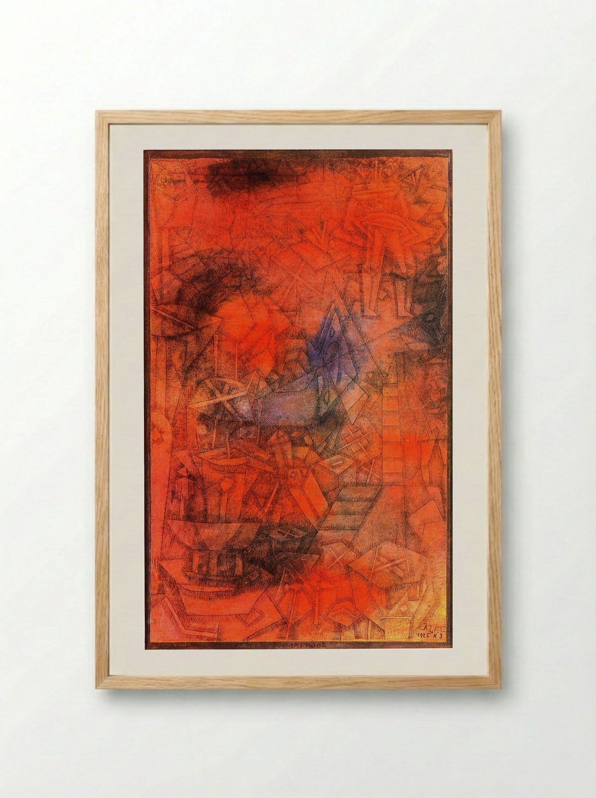 Groynes - Paul Klee - Framed Print Wood