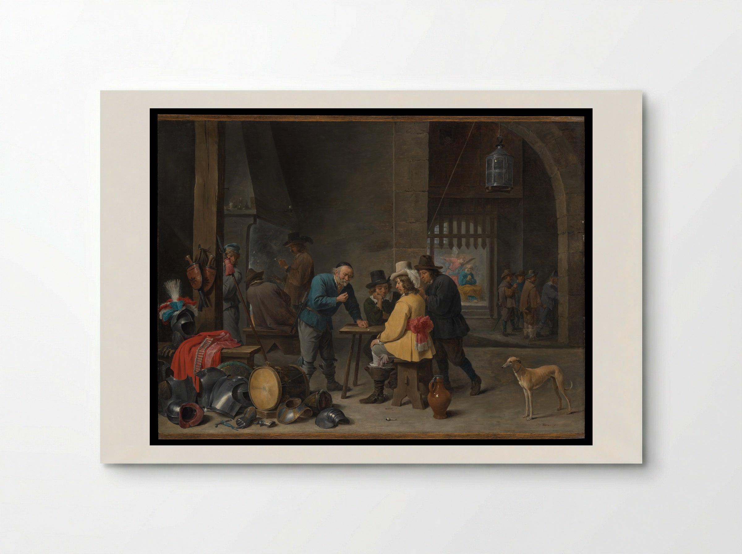 Guardroom with the Deliverance of Saint Peter - David Teniers the Younger - Poster