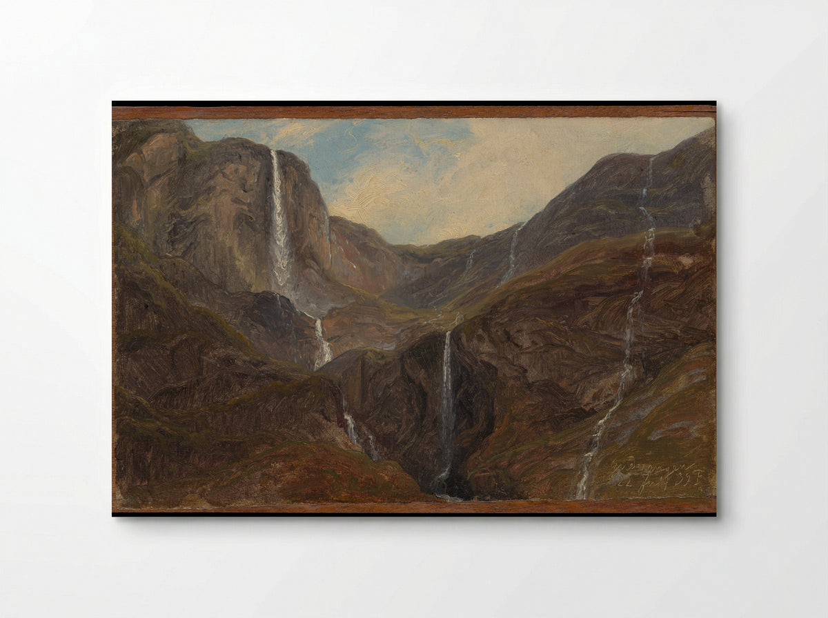 Gudvangen - Thomas Fearnley - Poster