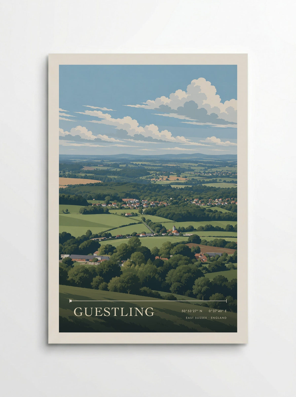 Guestling, East Sussex | Travel Poster - Poster