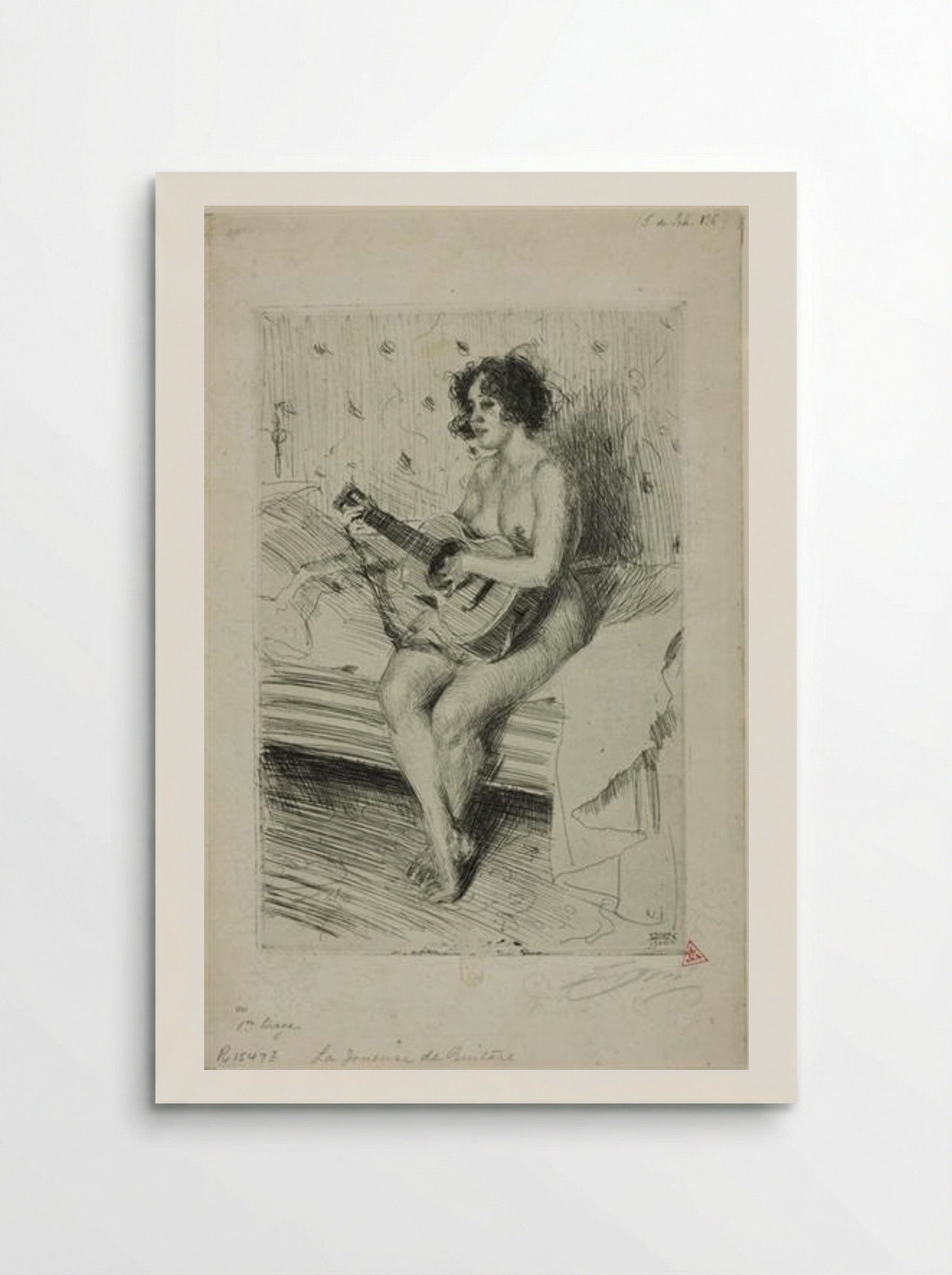 Guitar Player - Anders Zorn - Poster