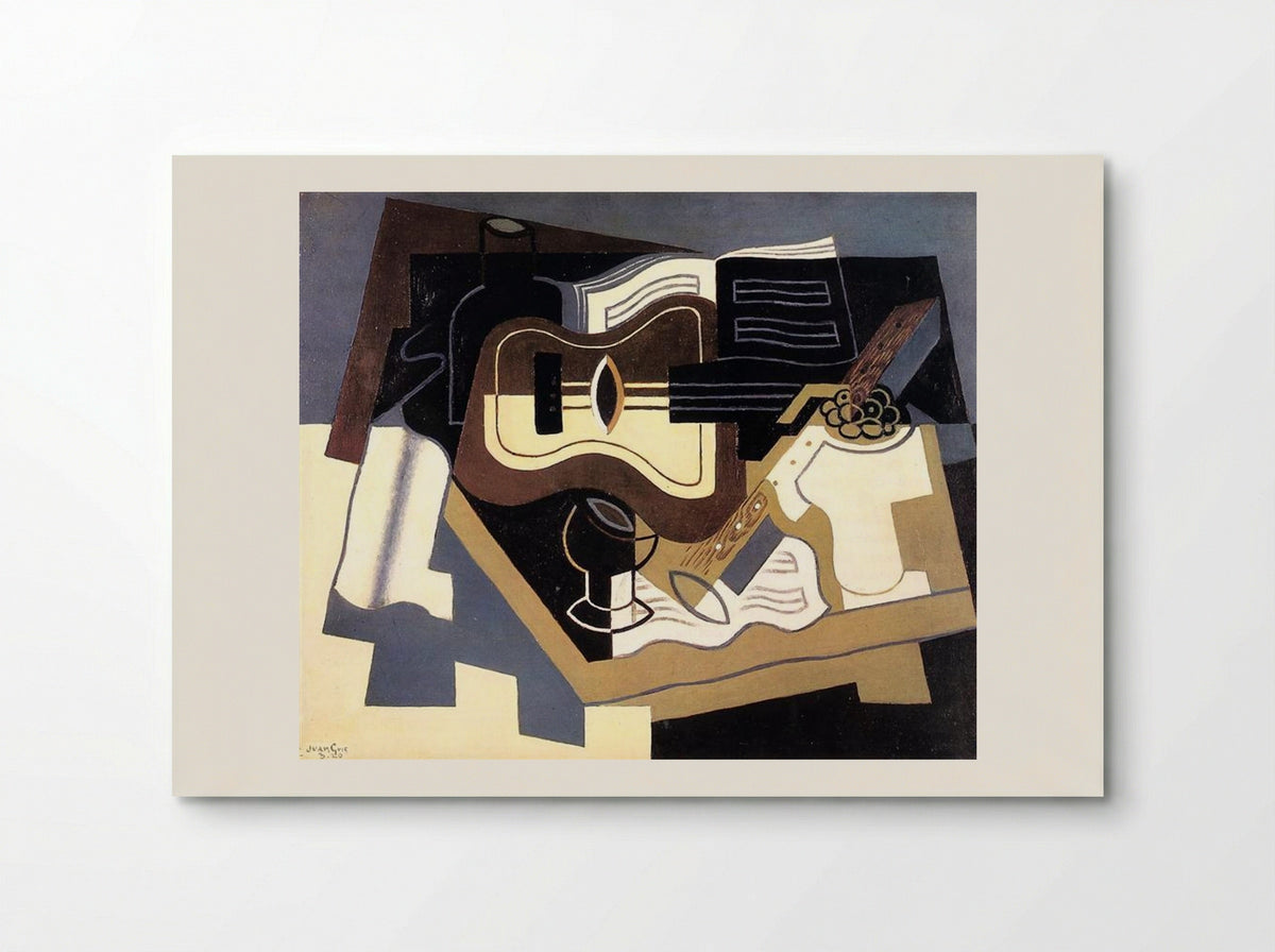 Guitar and Clarinet - Juan Gris - Poster