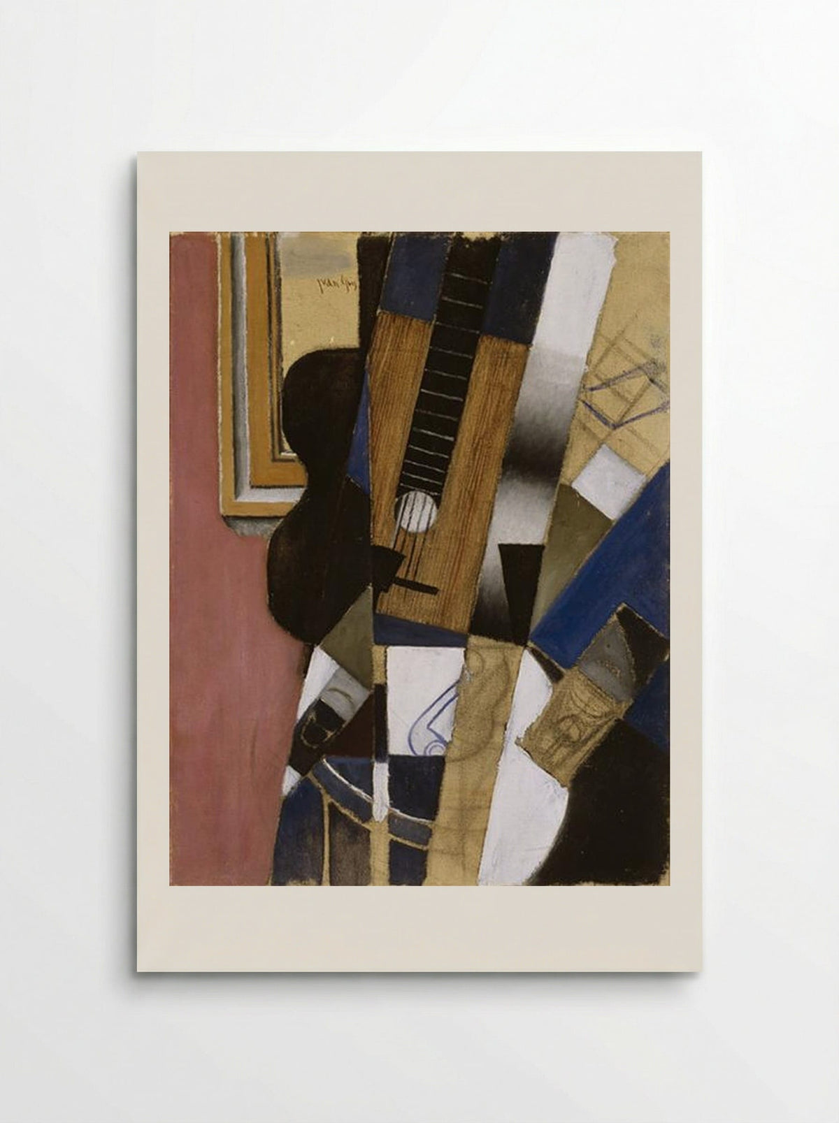 Guitar and Pipe - Juan Gris - Poster