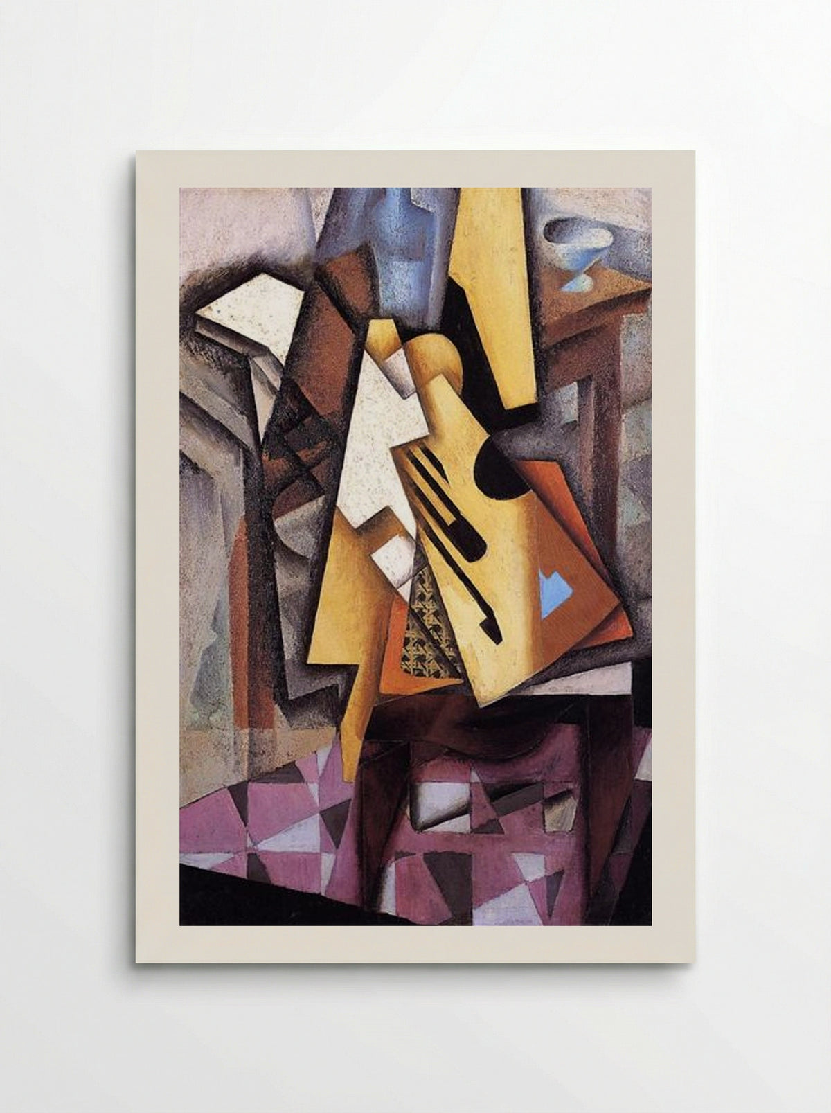 Guitar on a Chair - Juan Gris - Poster