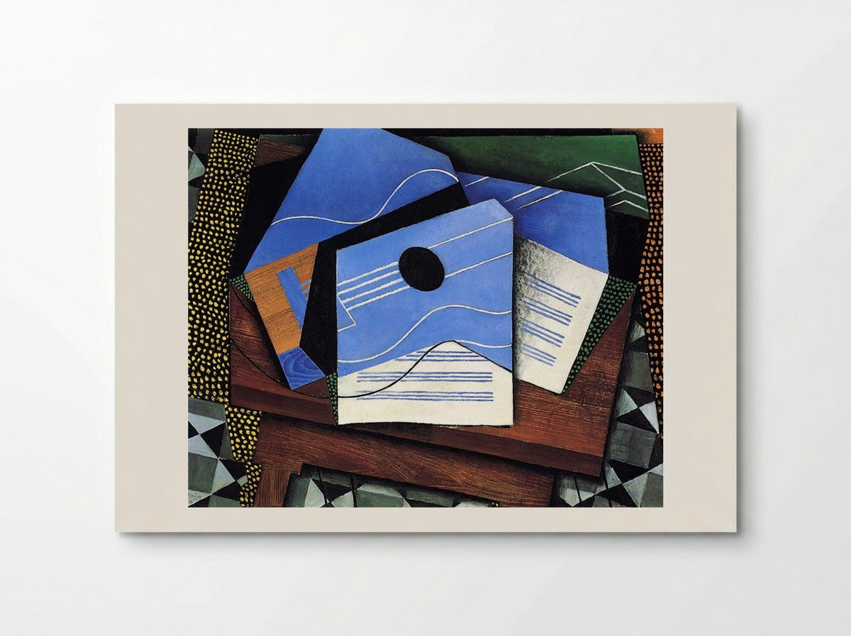 Guitar on a Table - Juan Gris - Poster