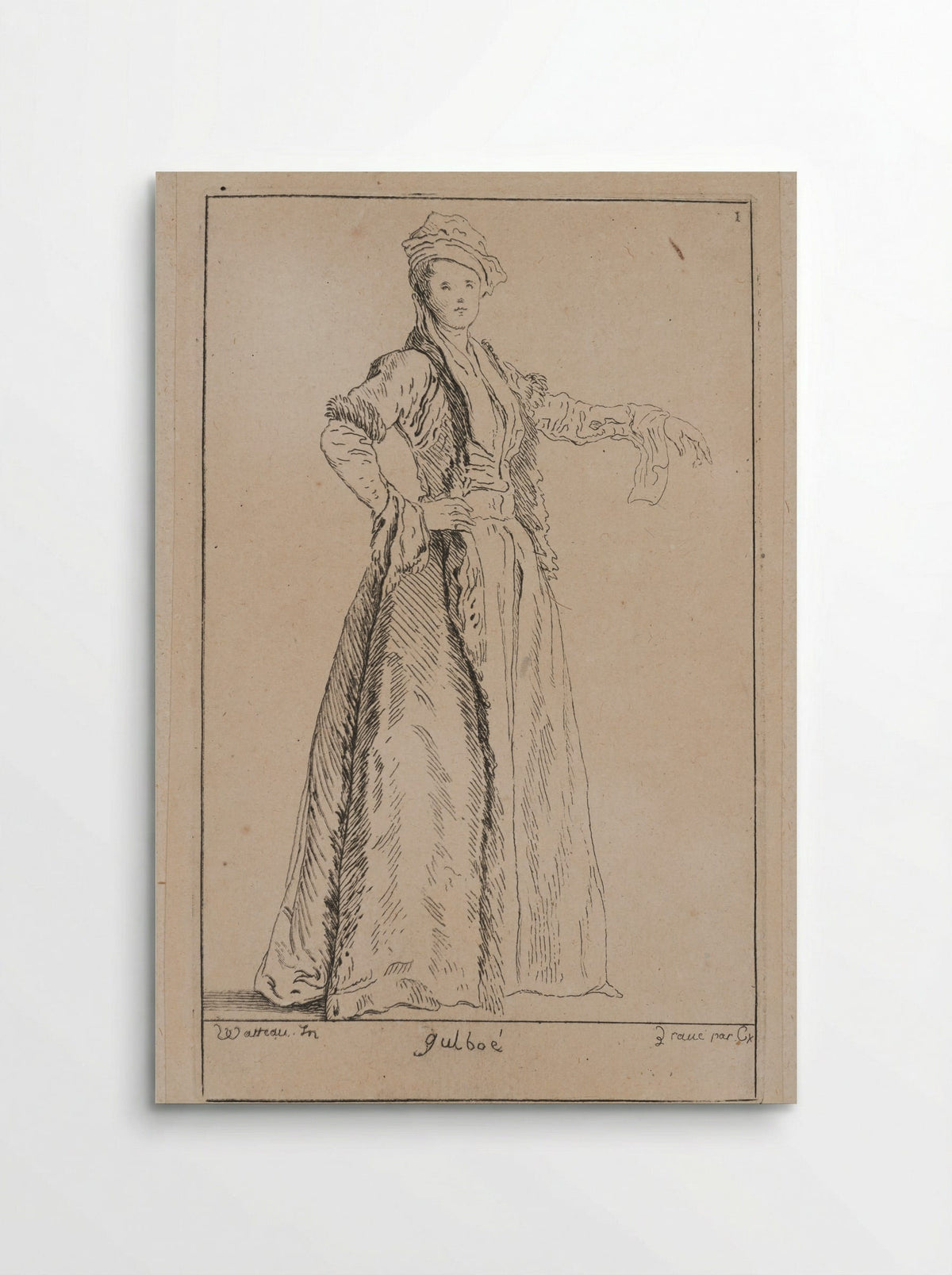 Gulboé - Anne Claude Philippe de Thubières, comte de Caylus - Poster