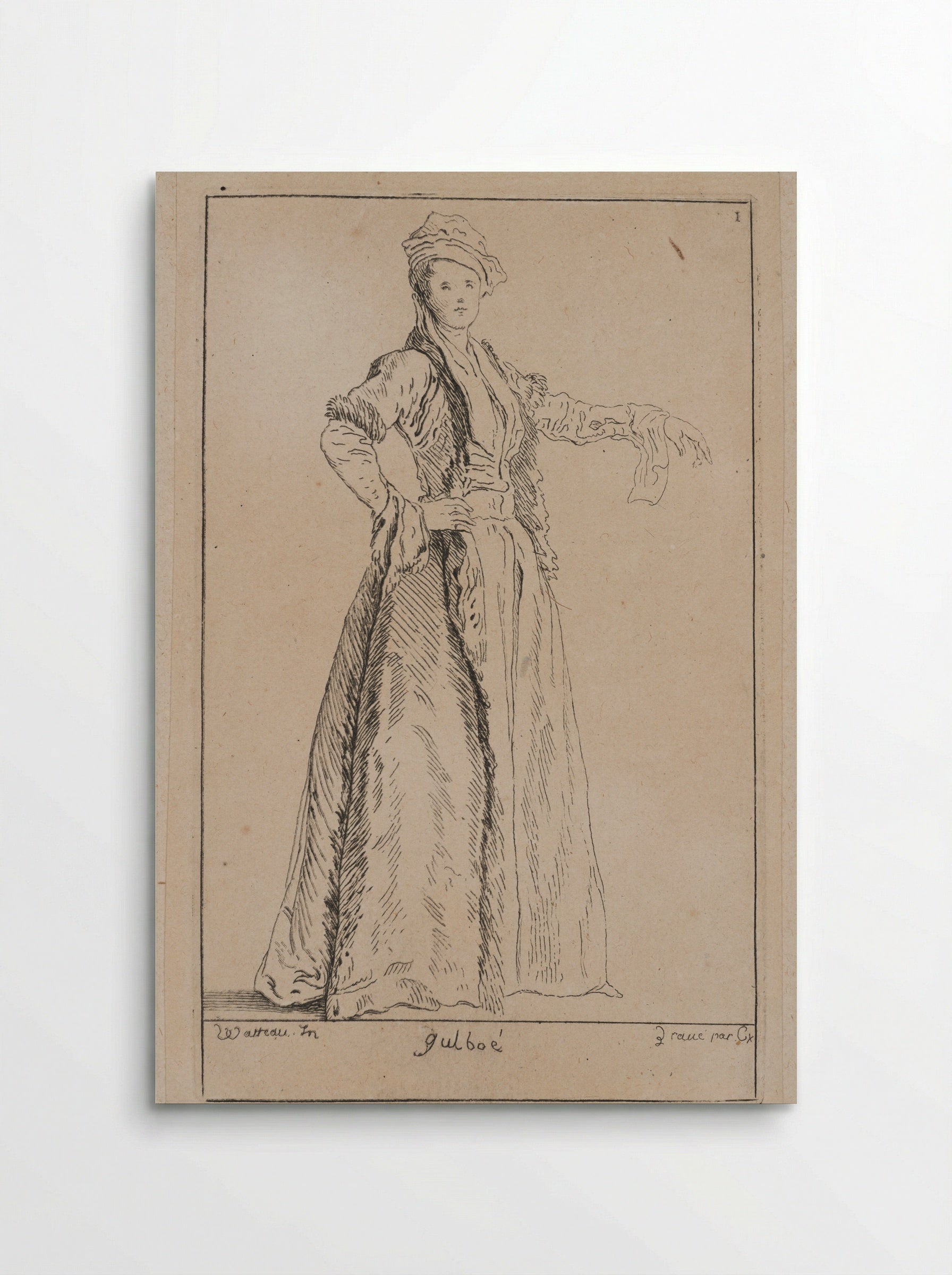 Gulboé - Anne Claude Philippe de Thubières, comte de Caylus - Poster