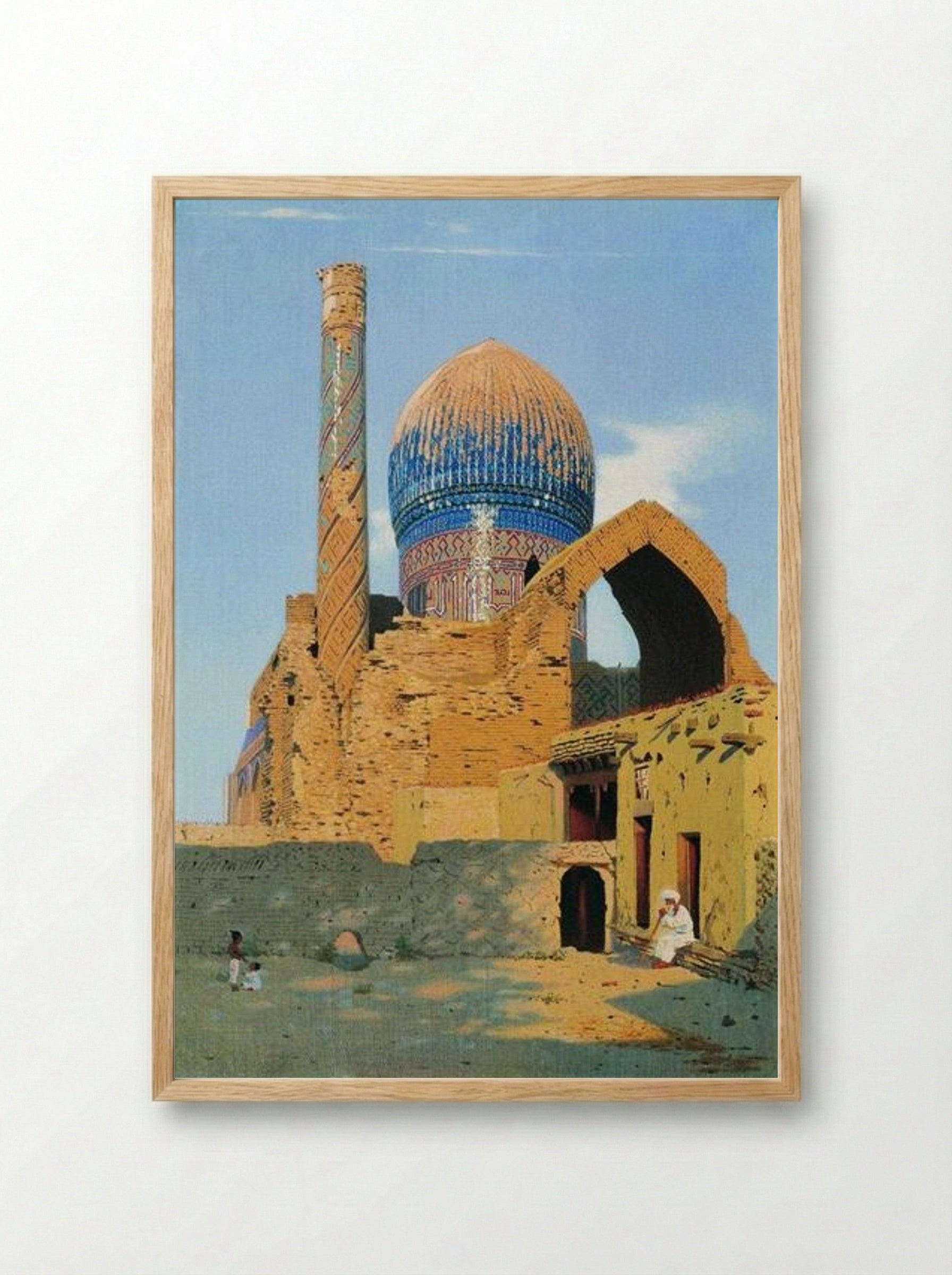 Gur Emir Mausoleum, Samarkand - Vasily Vereshchagin - Framed Print Wood