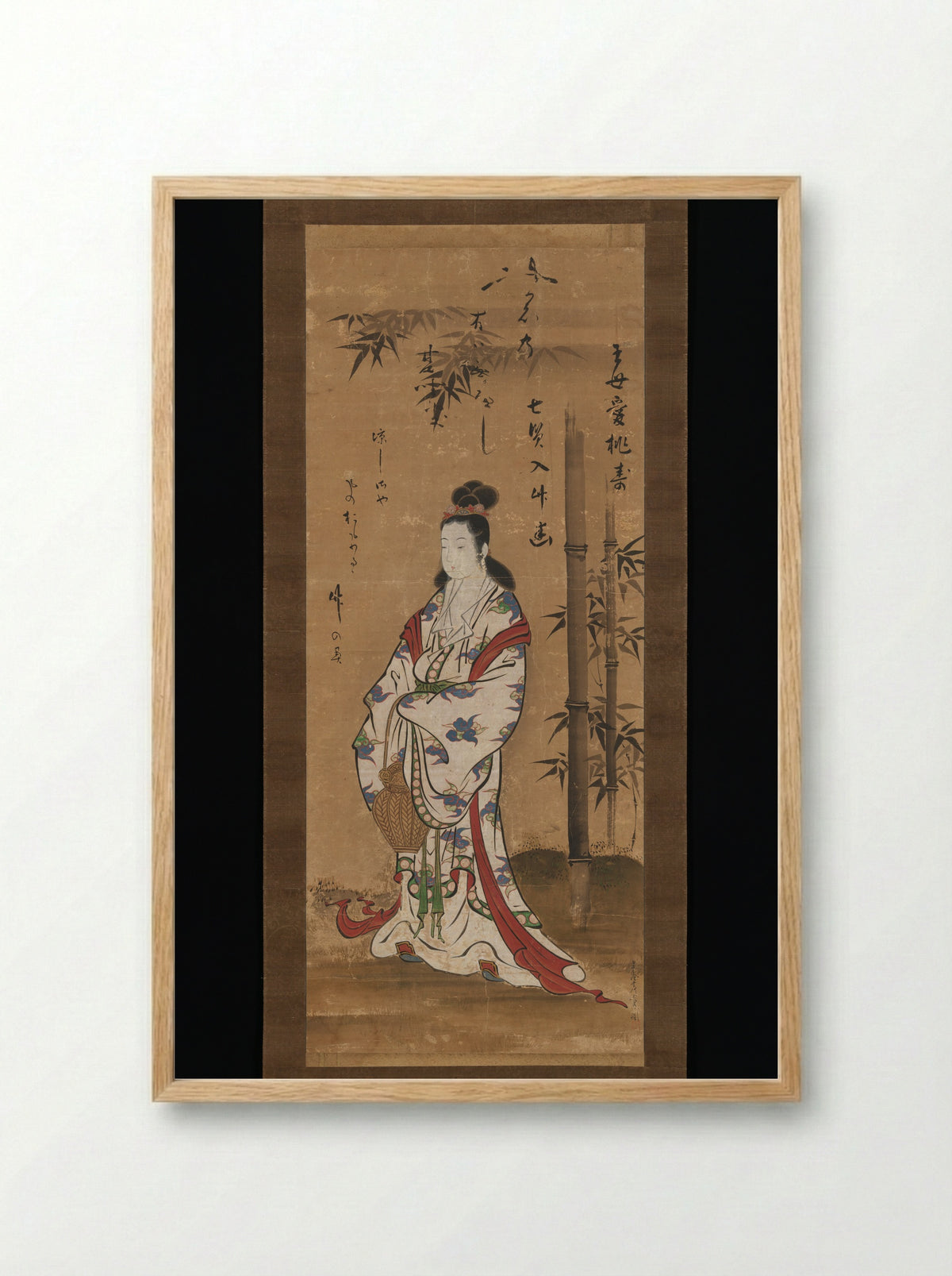 Gyoran Kannon - Miyagawa Chōshun - Framed Print Wood
