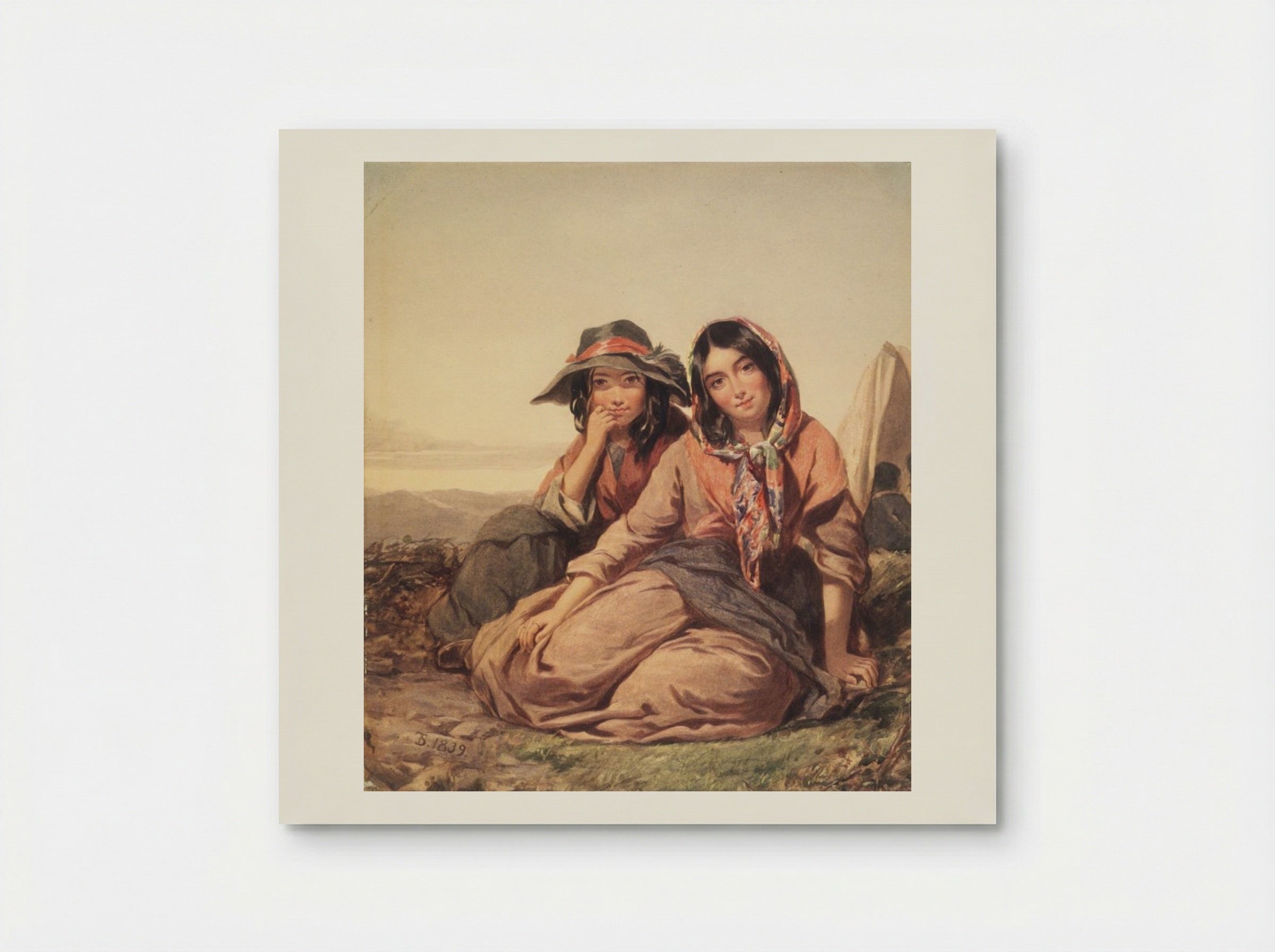 Gypsy Maidens - Thomas Sully - Poster