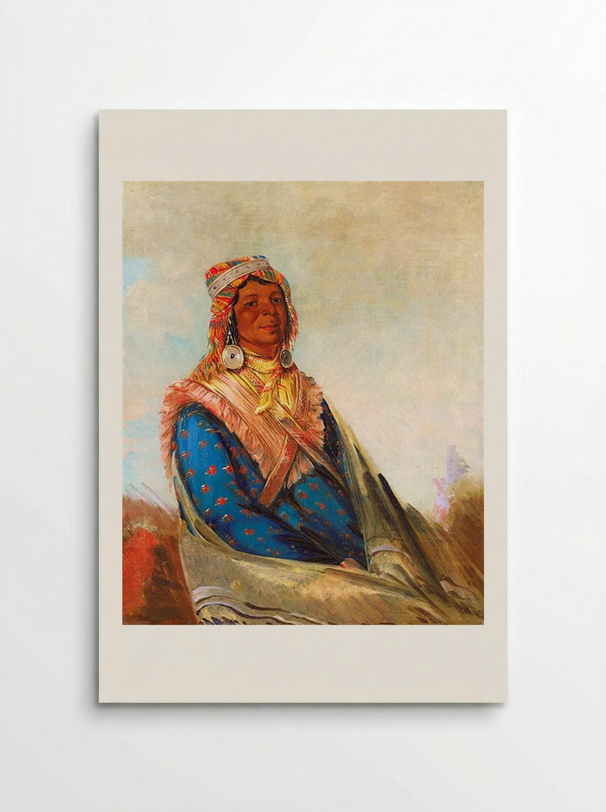Hól-te-mál-te-téz-te-néek-ee, Sam Perryman (Creek Chief) - George Catlin - Poster