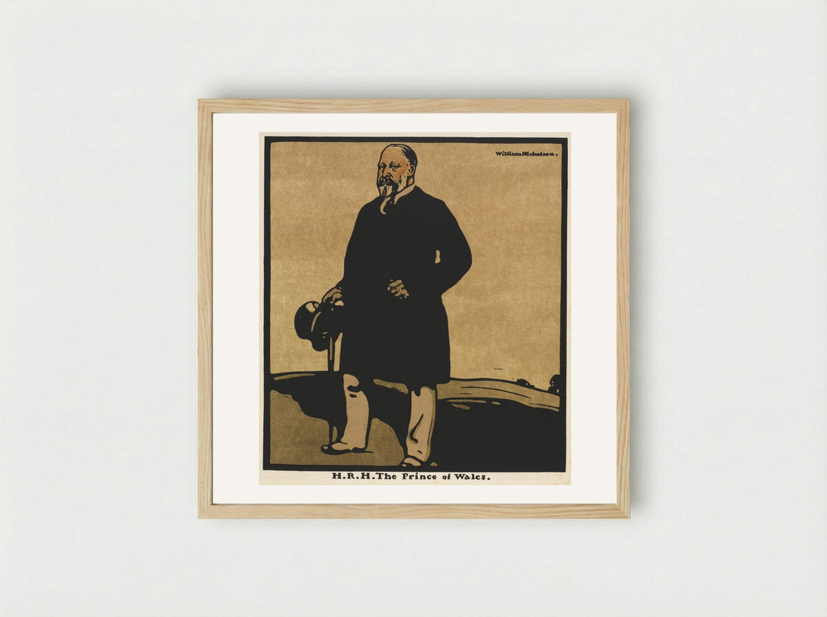 H.R.H. The Prince of Wales - William Nicholson - Framed Print Wood