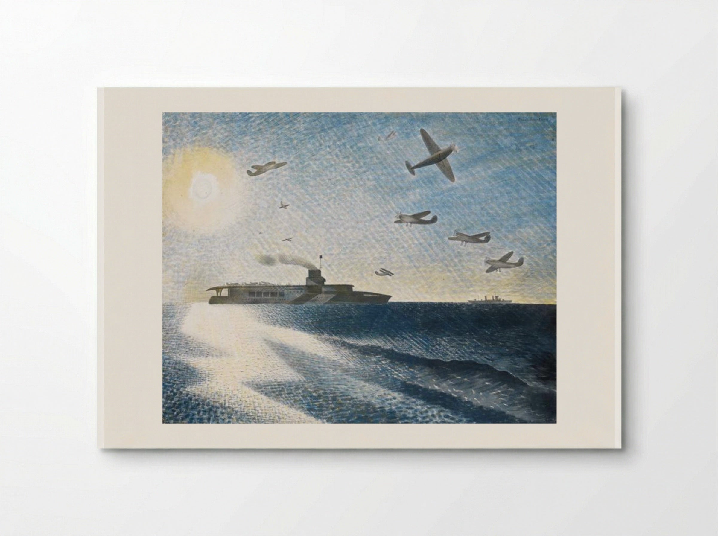 HMS Glorious in the Arctic - Eric Ravilious - Poster