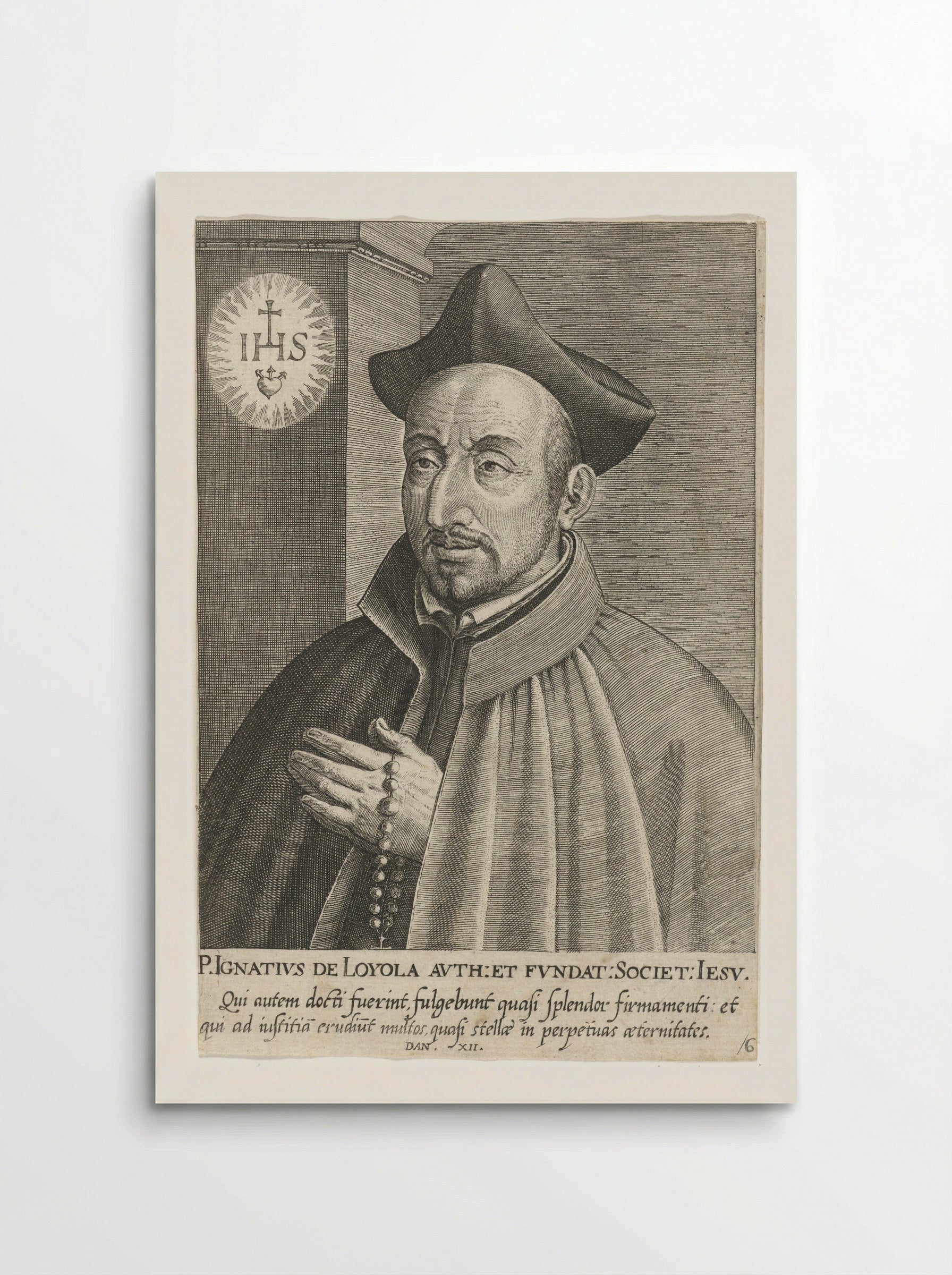 H. Ignatius van Loyola - Dominicus Custos - Poster