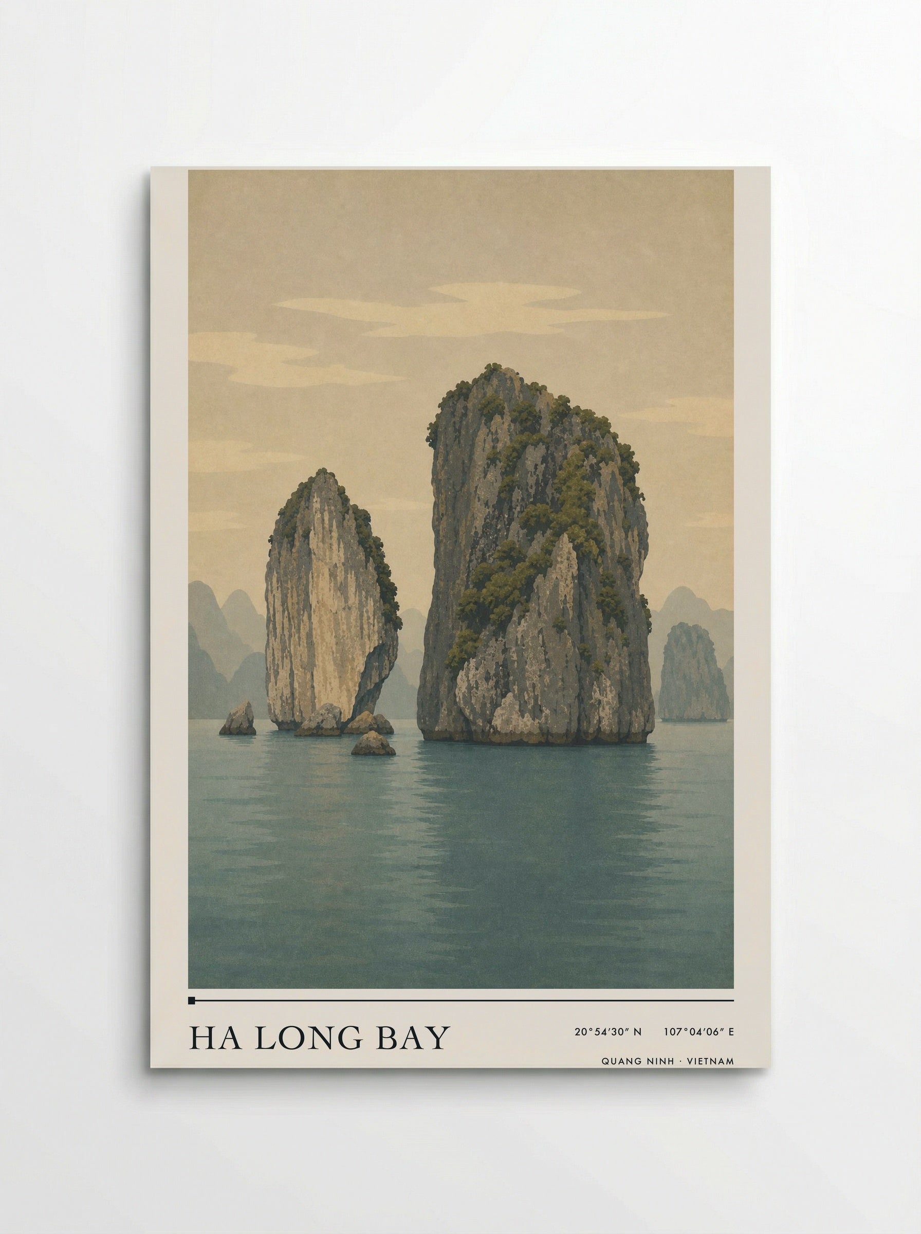 Ha Long Bay Travel Poster Artwork - Poster