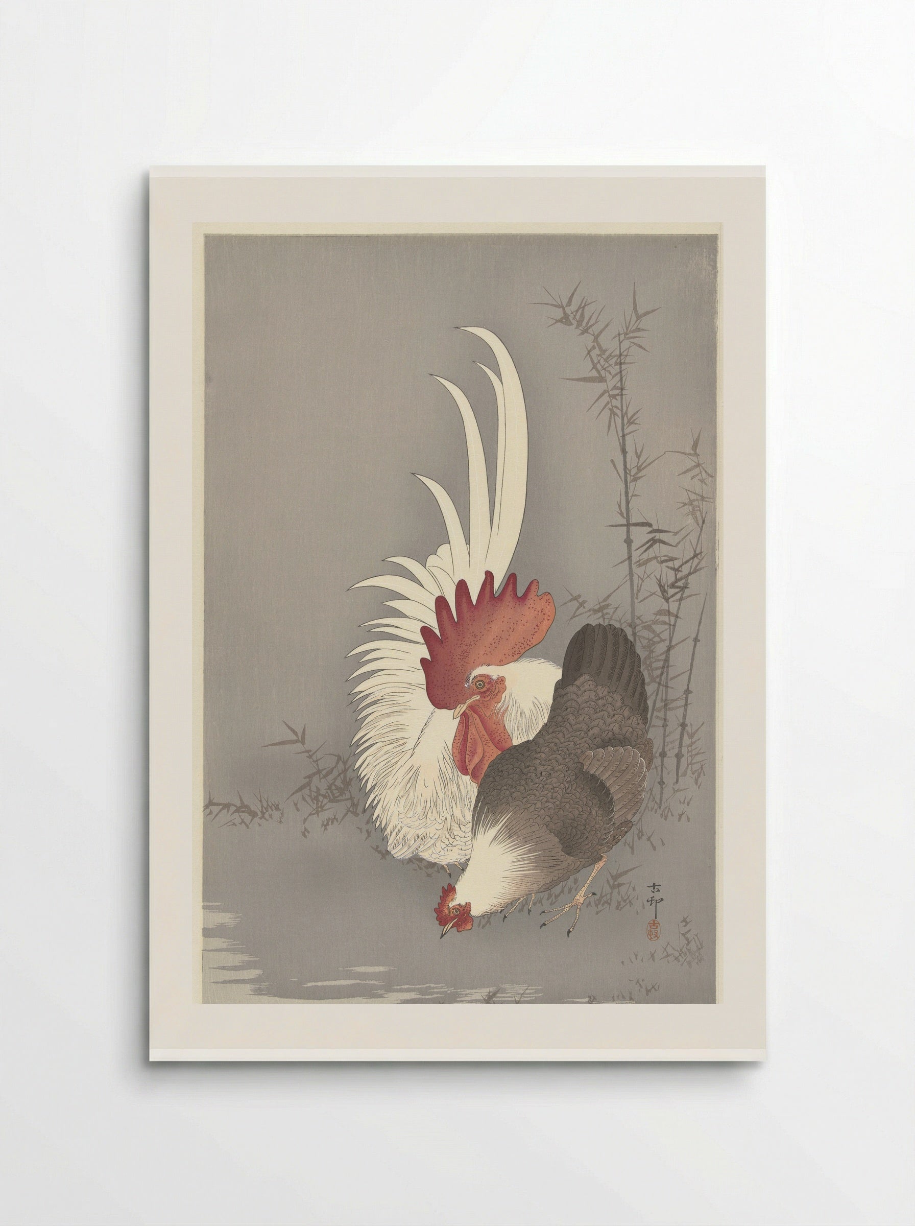 Haan en kip - Matsuki Heikichi - Poster