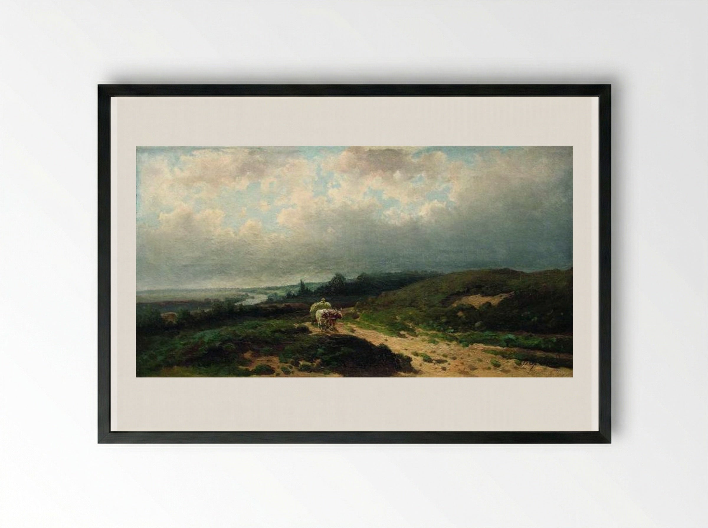 Hackery - Volodymyr Orlovsky - Framed Print Black