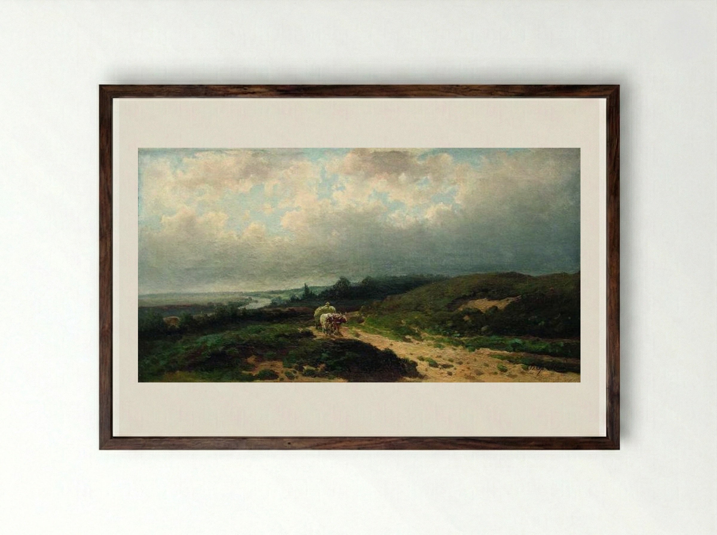 Hackery - Volodymyr Orlovsky - Framed Print Dark Wood