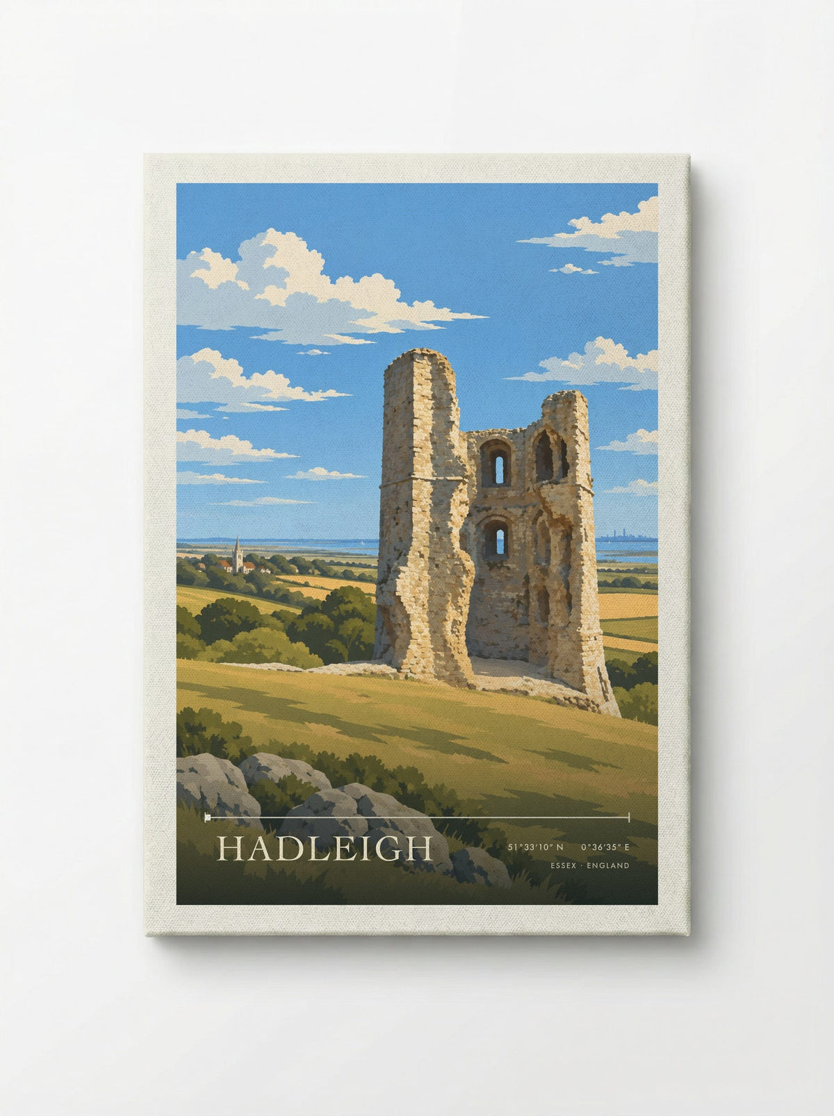 Hadleigh, Essex | Travel Poster - Canvas