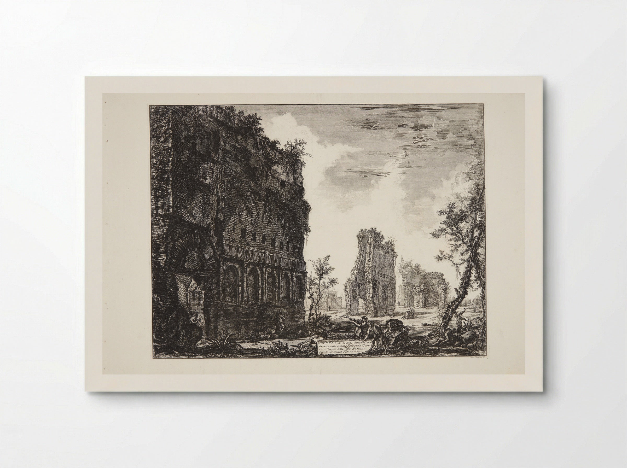 Hadrian's Villa - The Piazza d'Oro - Giovanni Battista Piranesi - Poster