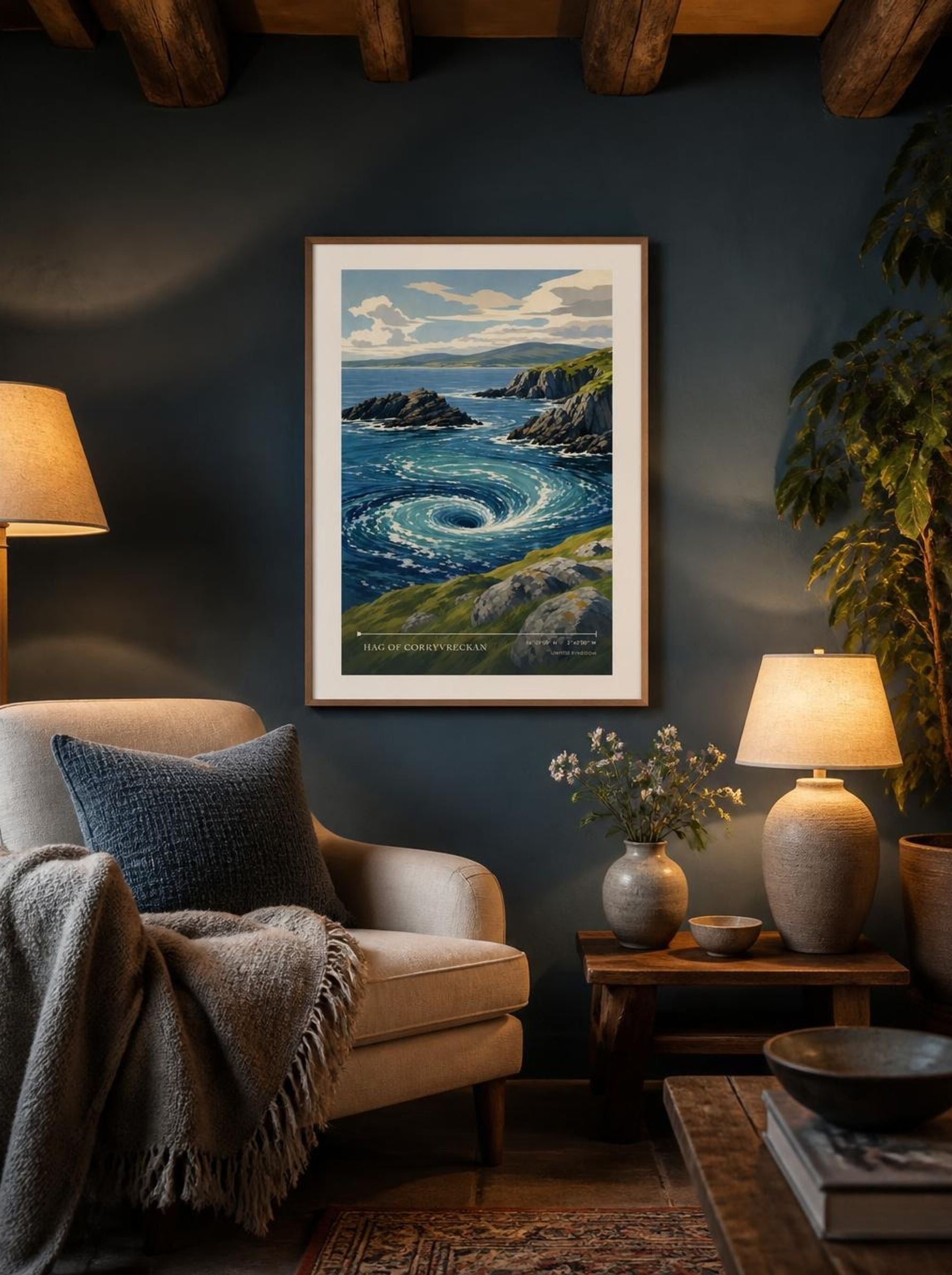 Hag of Corryvreckan United Kingdom Travel Poster - Lifestyle