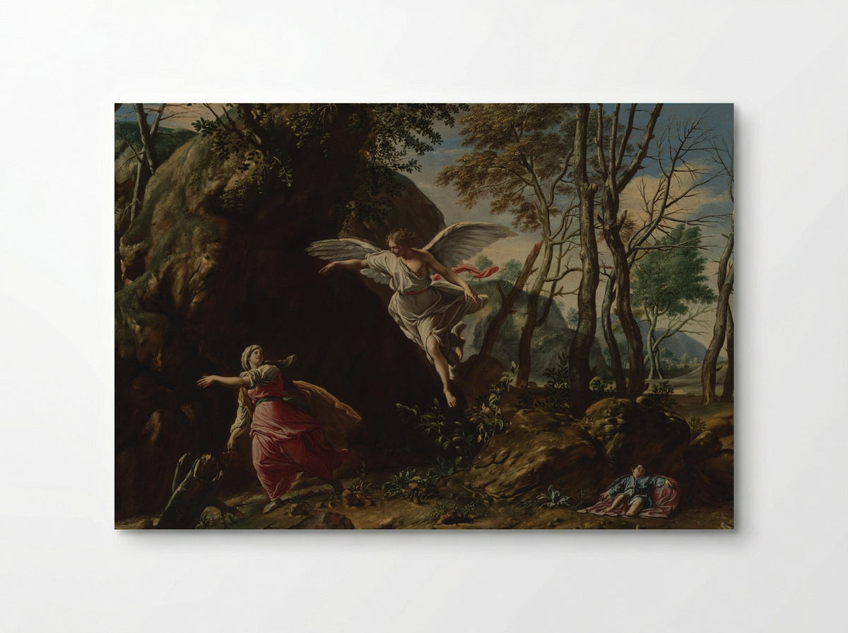 Hagar and Ishmael in the Desert - Francesco Cozza - Poster