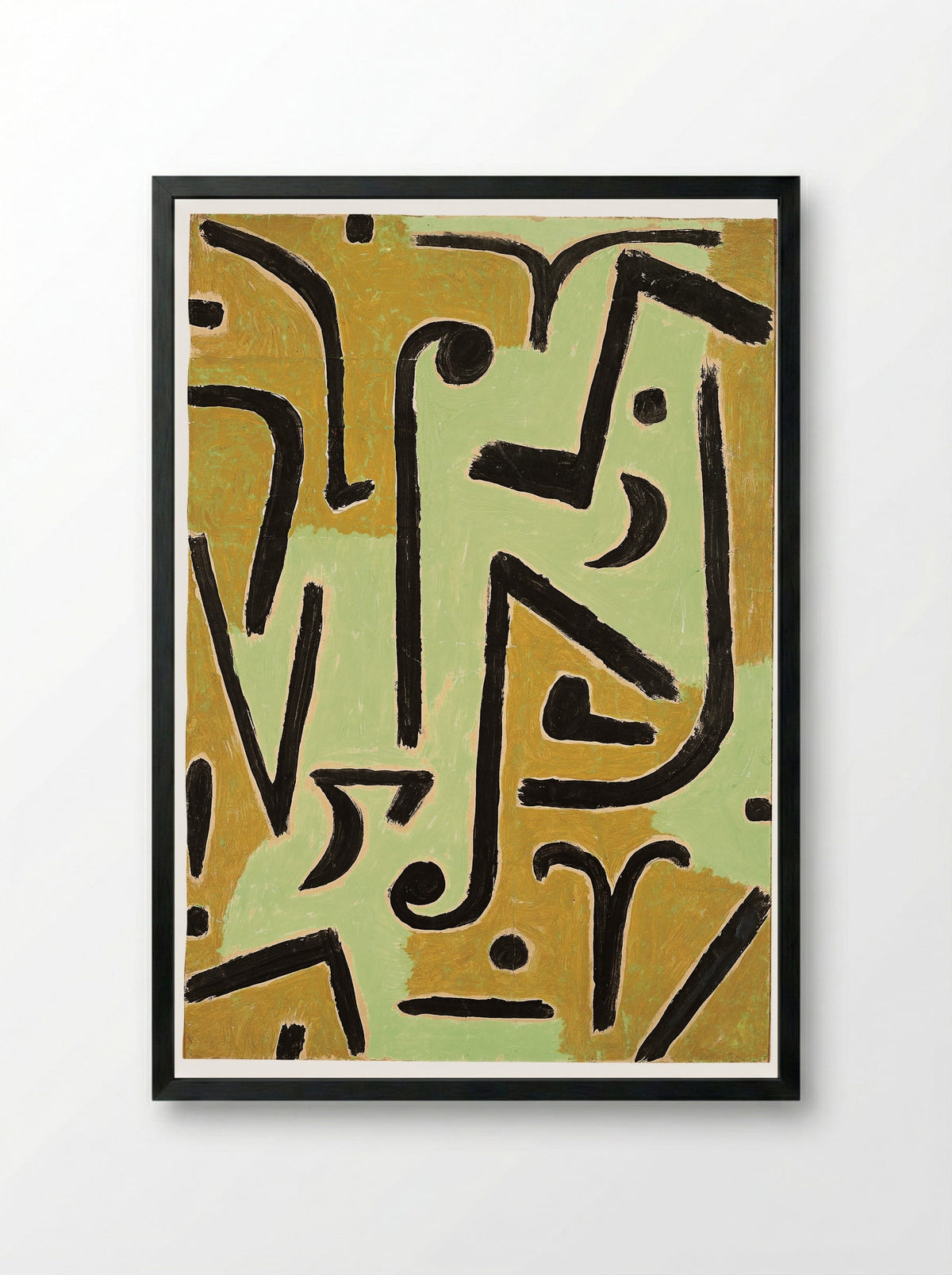 Halme - Paul Klee - Framed Print Black