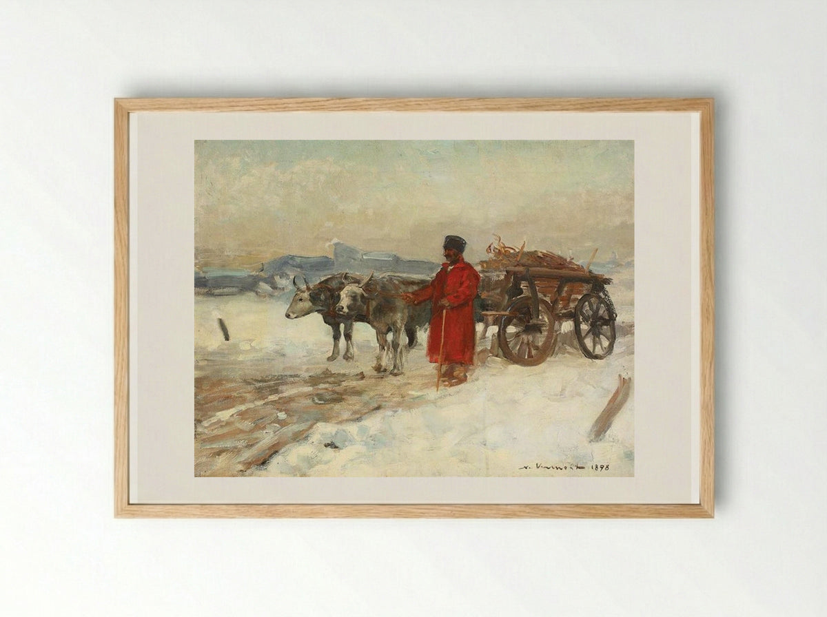 Halt - Nicolae Vermont - Framed Print Wood