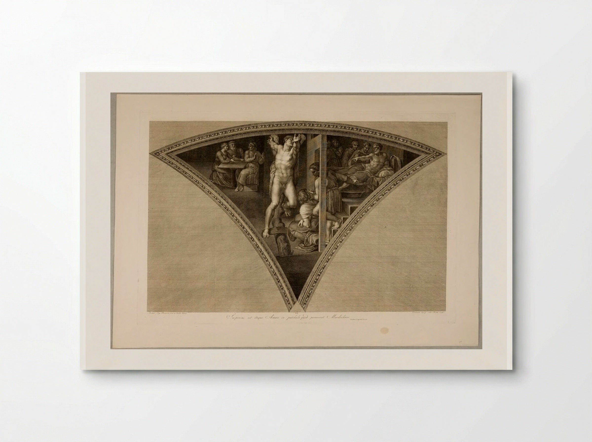 Haman Hanged - Domenico Cunego - Poster