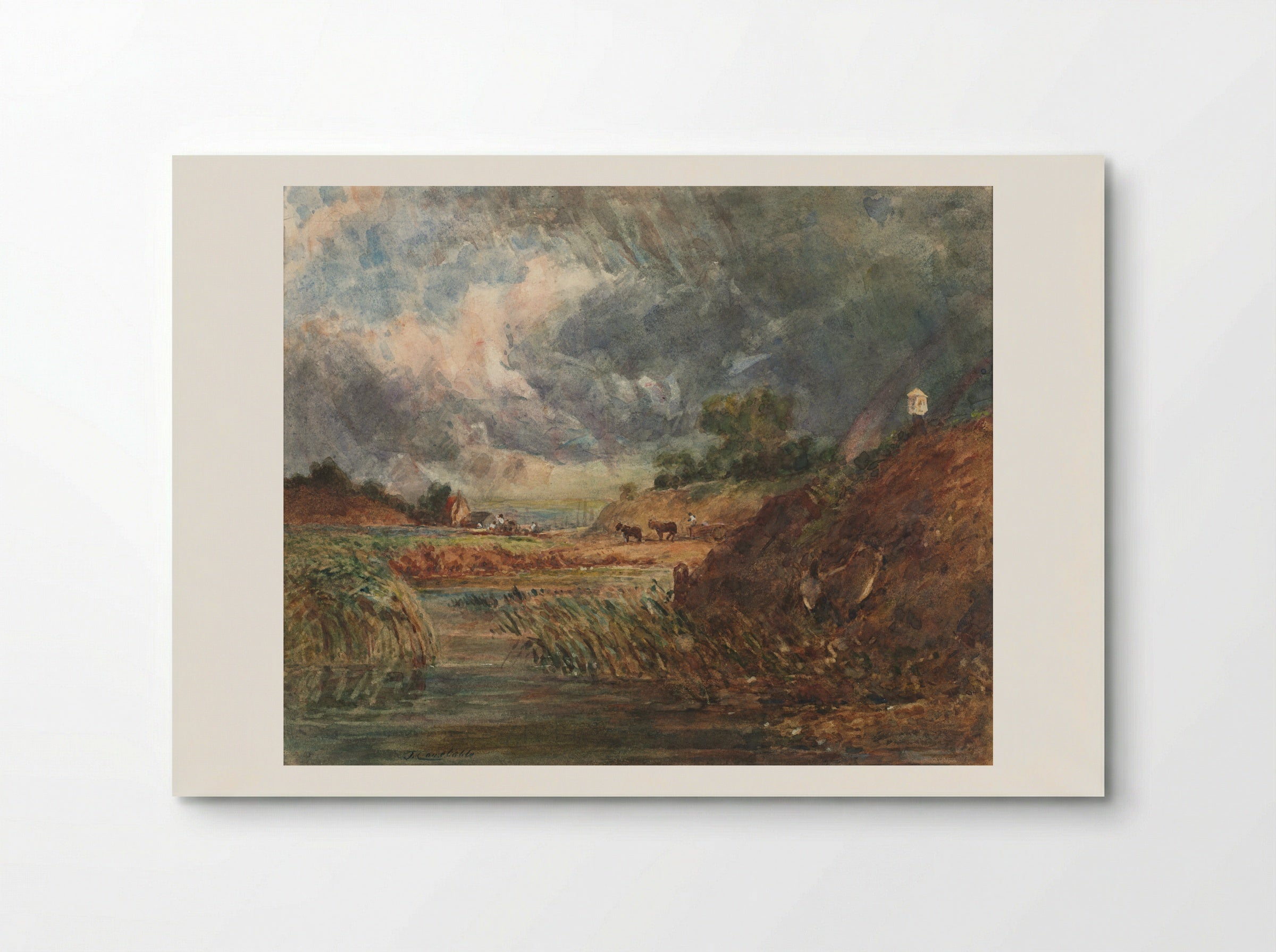 Hampstead Heath, Looking Toward Harrow - John Constable - Poster
